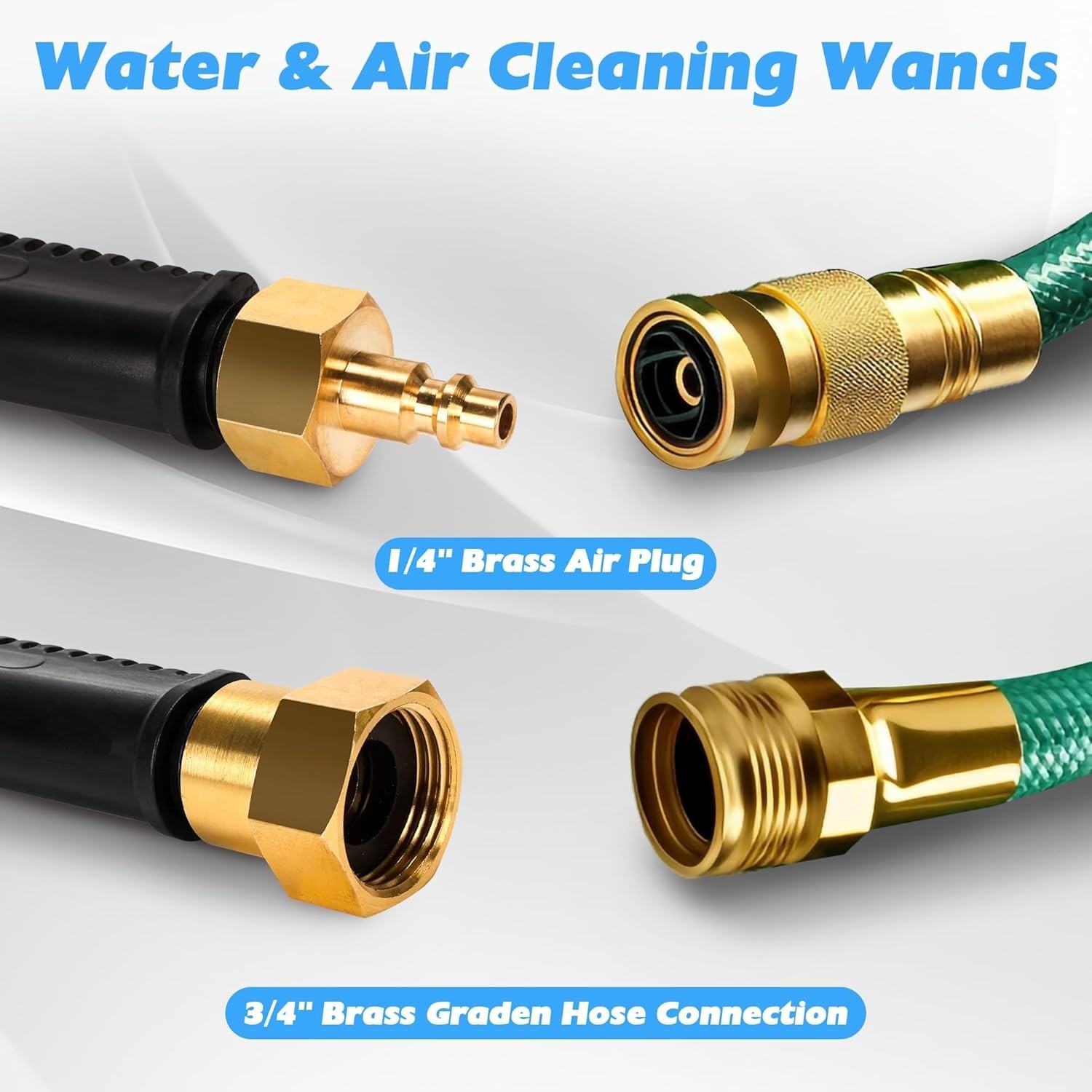 Easy-Clean Radiator Wands Set – Efficient Stainless Steel Cleaning Solution