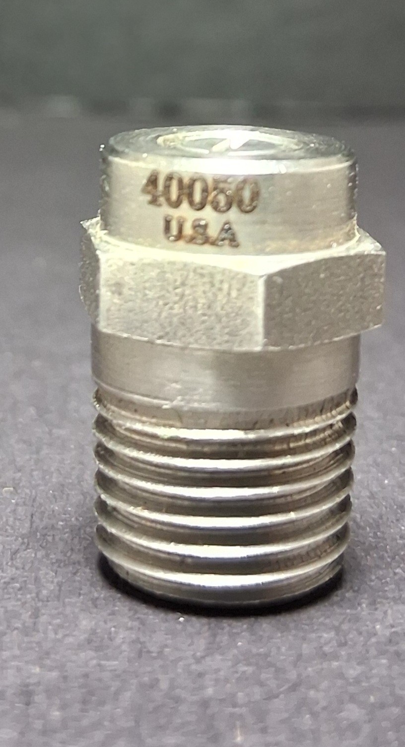 USA Meg 40050 Jetwash 40°, Size 5.0 Pressure Washer Spray Nozzle 1/4″ NPT S/S
