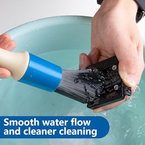 2 Pcs Parts Washer Brush with 31 Inch Hose- Wear Resistant Parts Cleaning Brush-