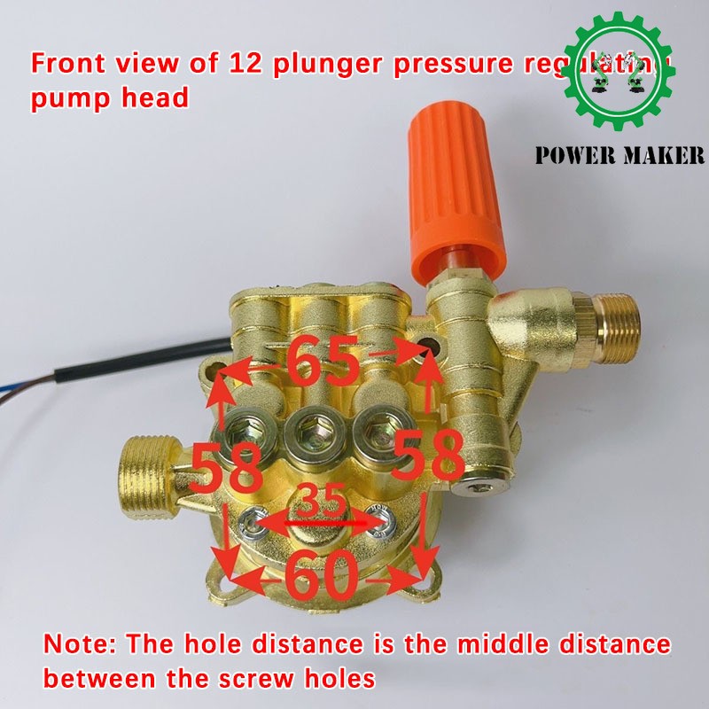 High-Pressure Cleaning Machine Pump Head Car Washing Machine Pump 220v Household