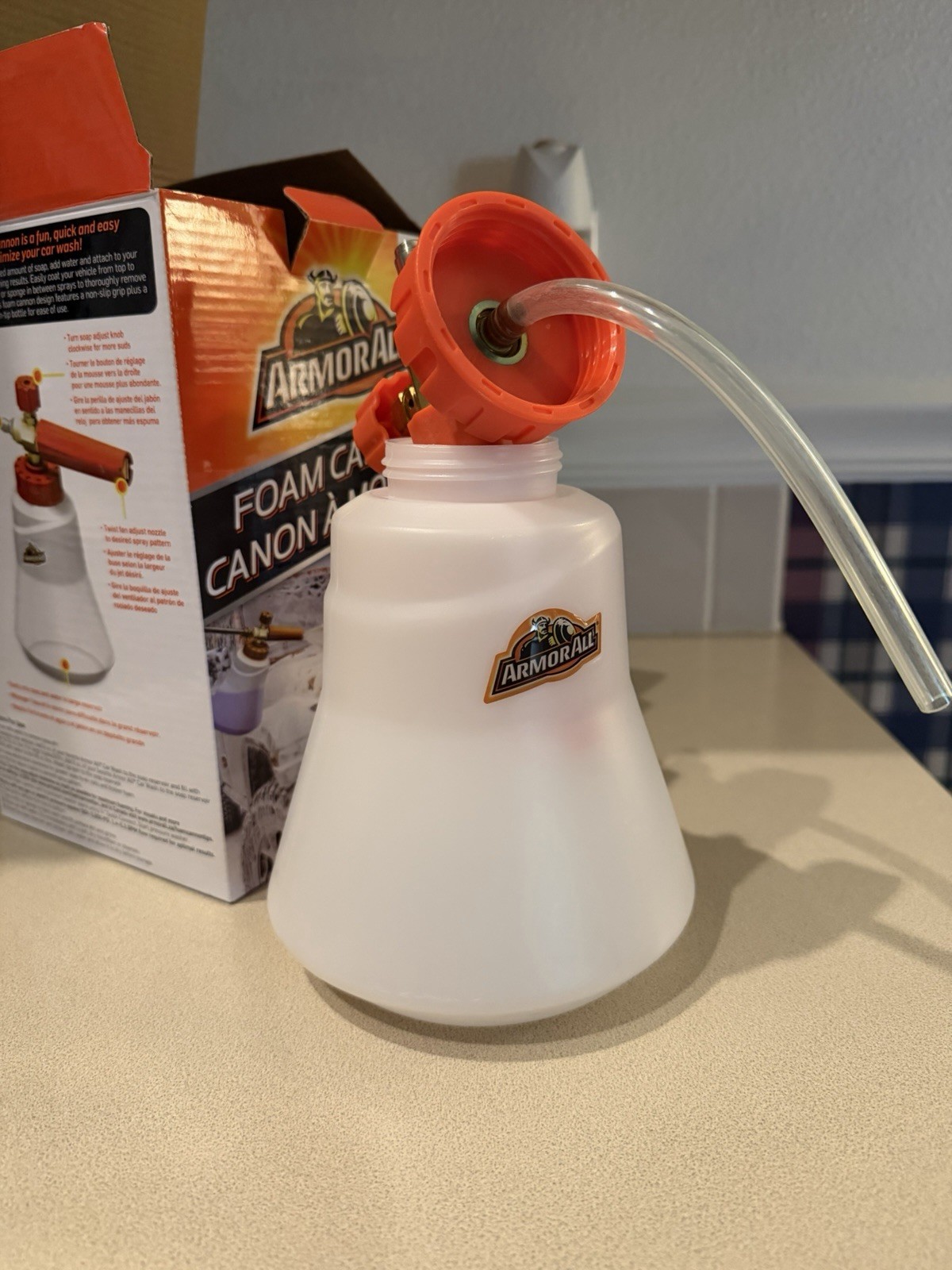 Armor All Foam Cannon 40oz Adjustable Soap Foamer for Pressure Washer Auto/ Home