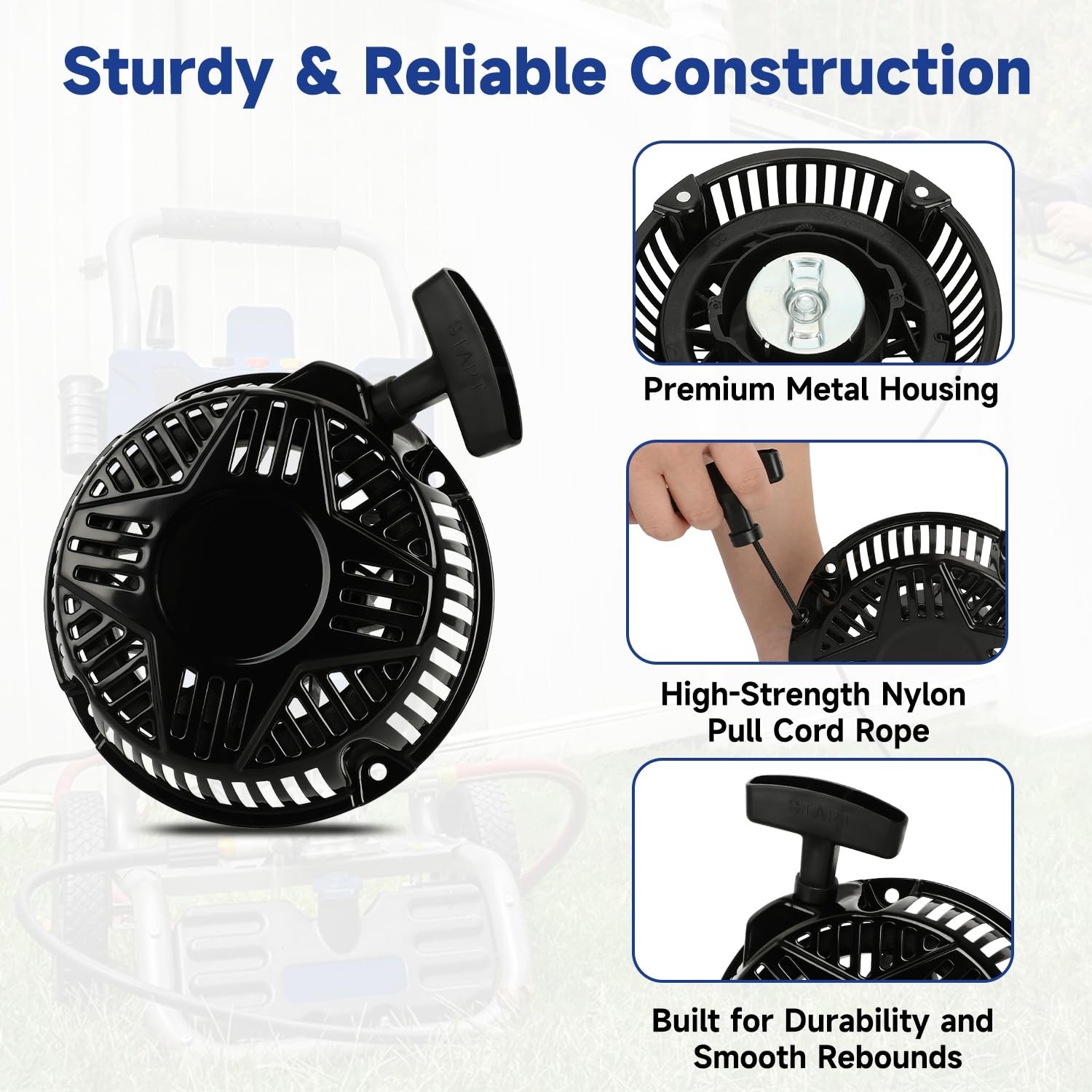 Recoil Starter Pull Start Assembly for 212cc Pressure Washer & 208cc Generator P