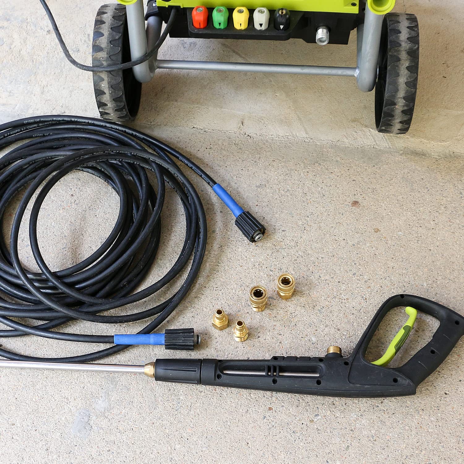Pressure Washer M22 Quick Connect Kit for Sun Joe SPX3000, M22-15mm Threaded …