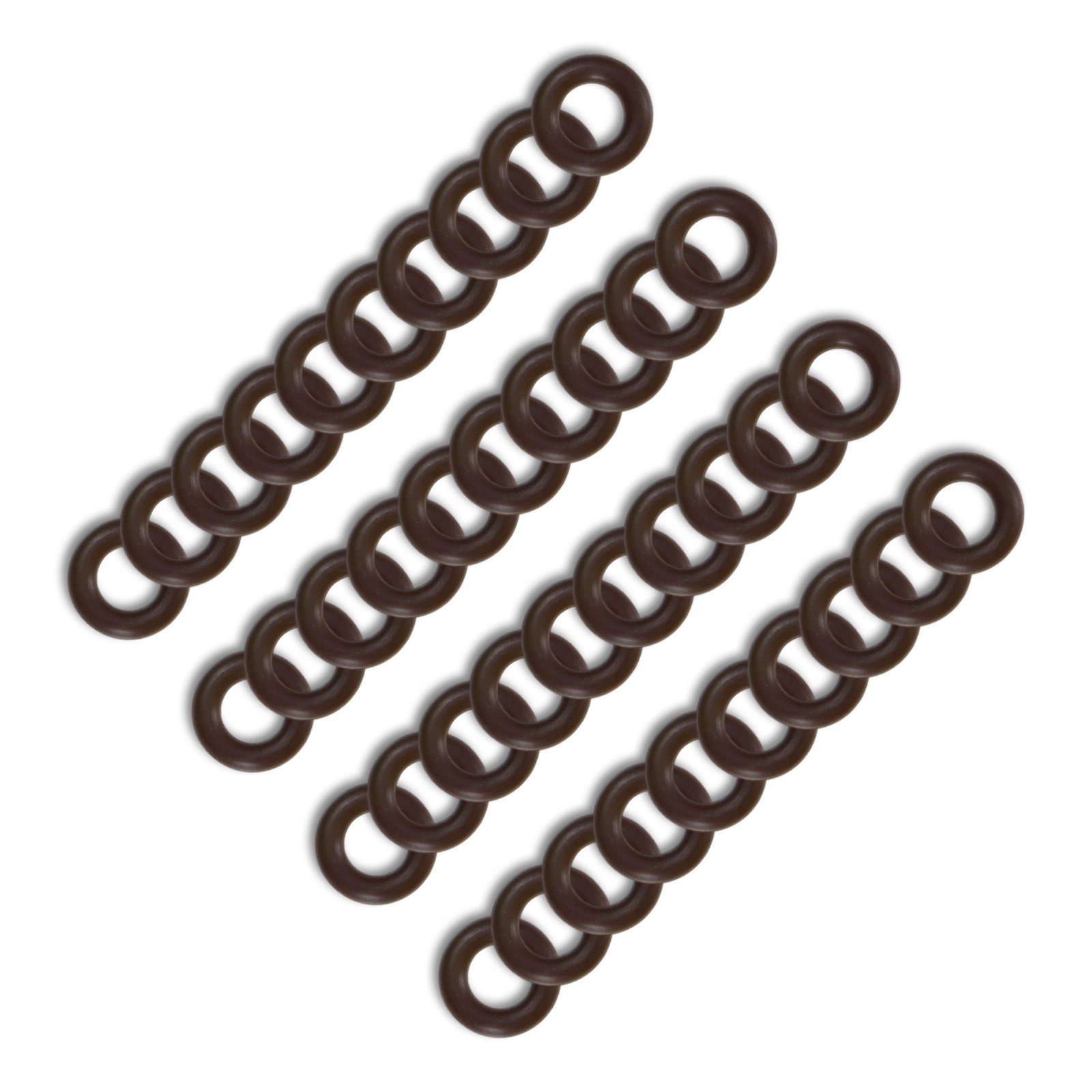 40-Pack 1/5” Fluorine Rubber O Ring Assortment Kit for Quick Coupler