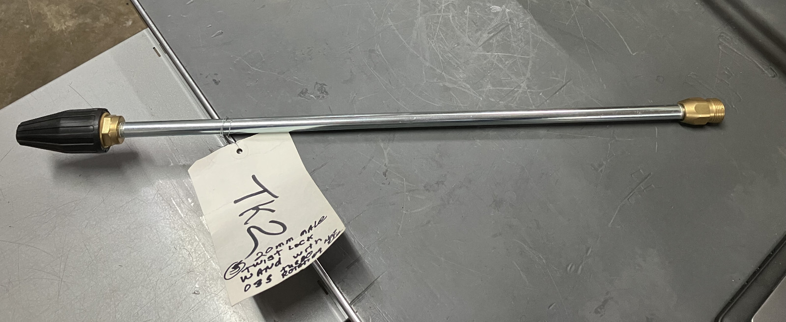 24Inch Pressure Washer Extension Lance-22mm Twist Lock with TurboNozzle