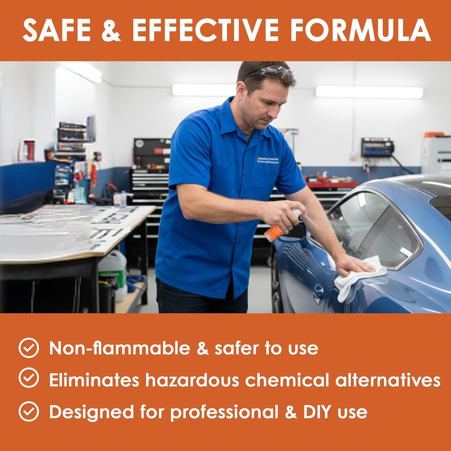 Effortless 4oz Surface Cleaner – Ideal for Automotive, Glass, and Sign Materials