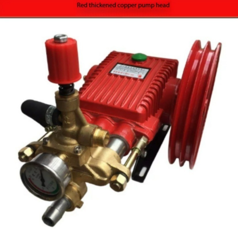 55i Shaft All Copper Commercial Plunger Water Pumps Car Wash Pump Head