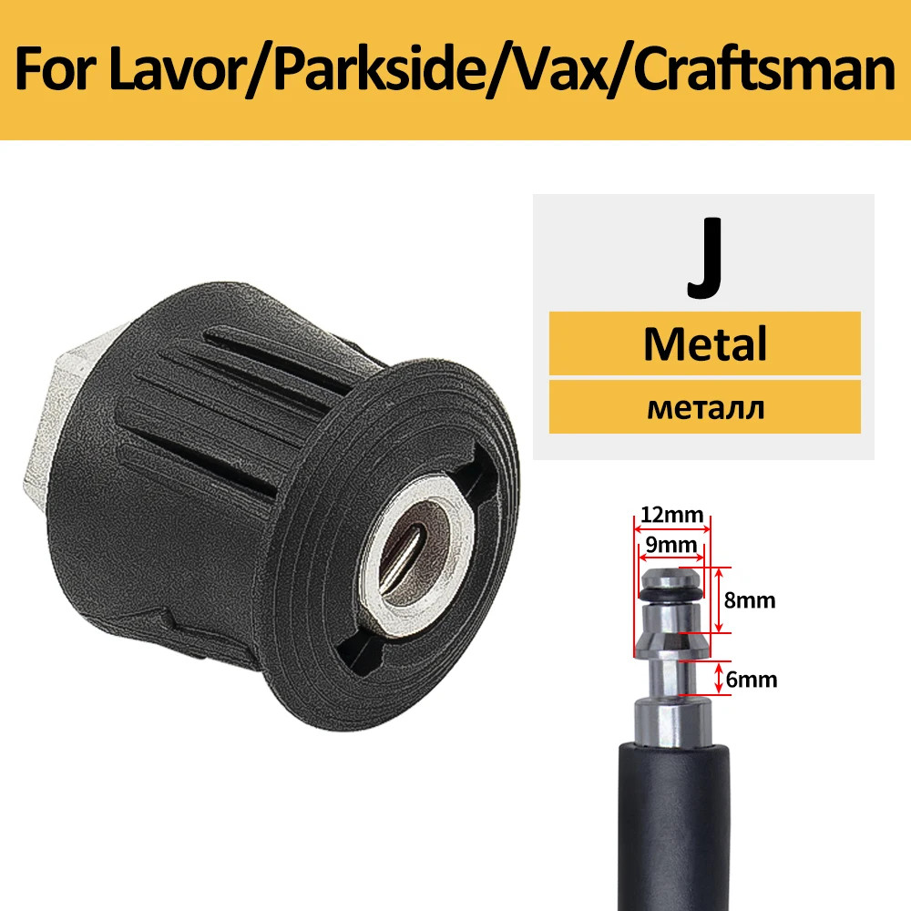 Pressure Washer Hose Connector Converter Power Washer Outlet Adapter M22 for Kar