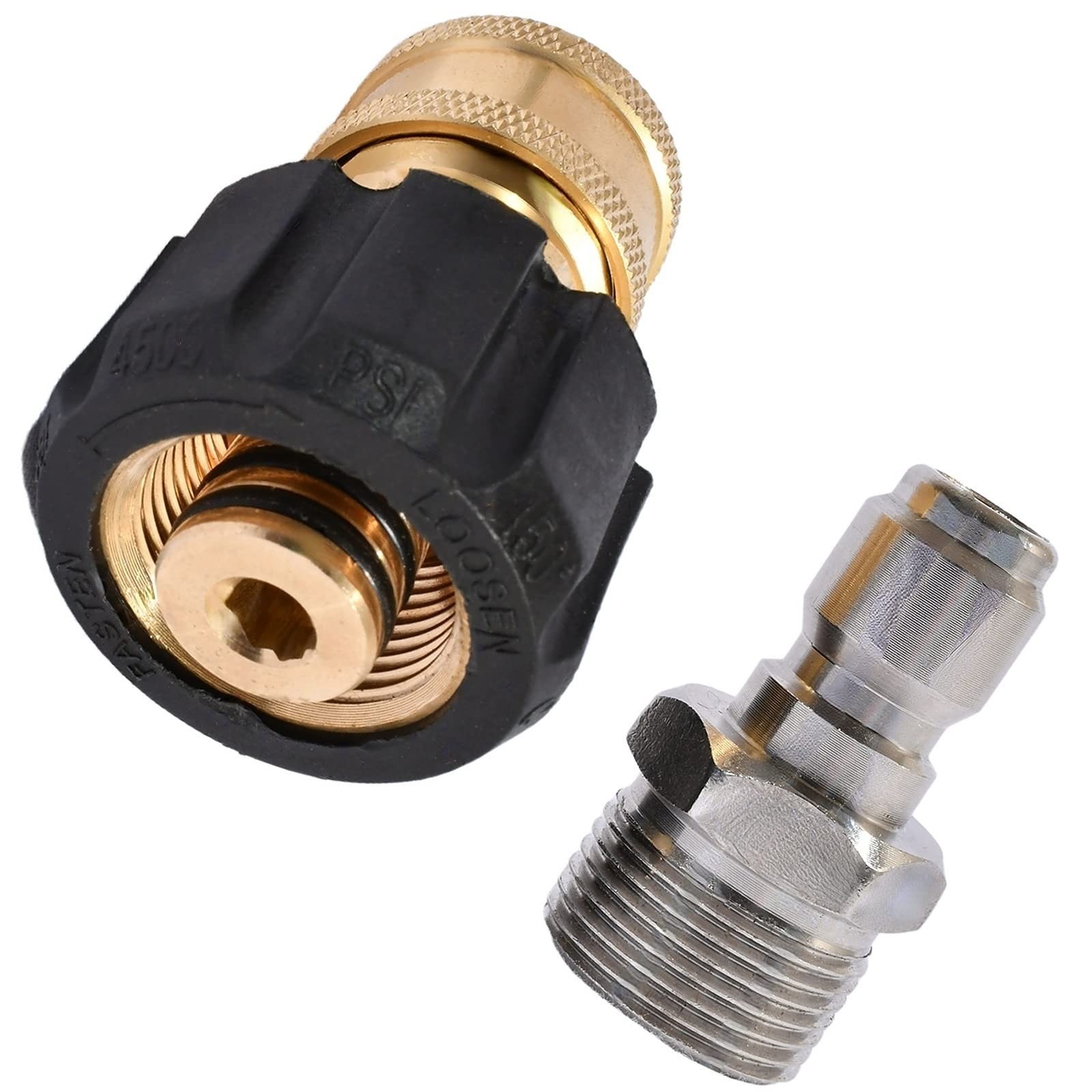 Pressure Washer Adapter Set, M22 to 3/8” inch Quick Connect Kit for Pressure…