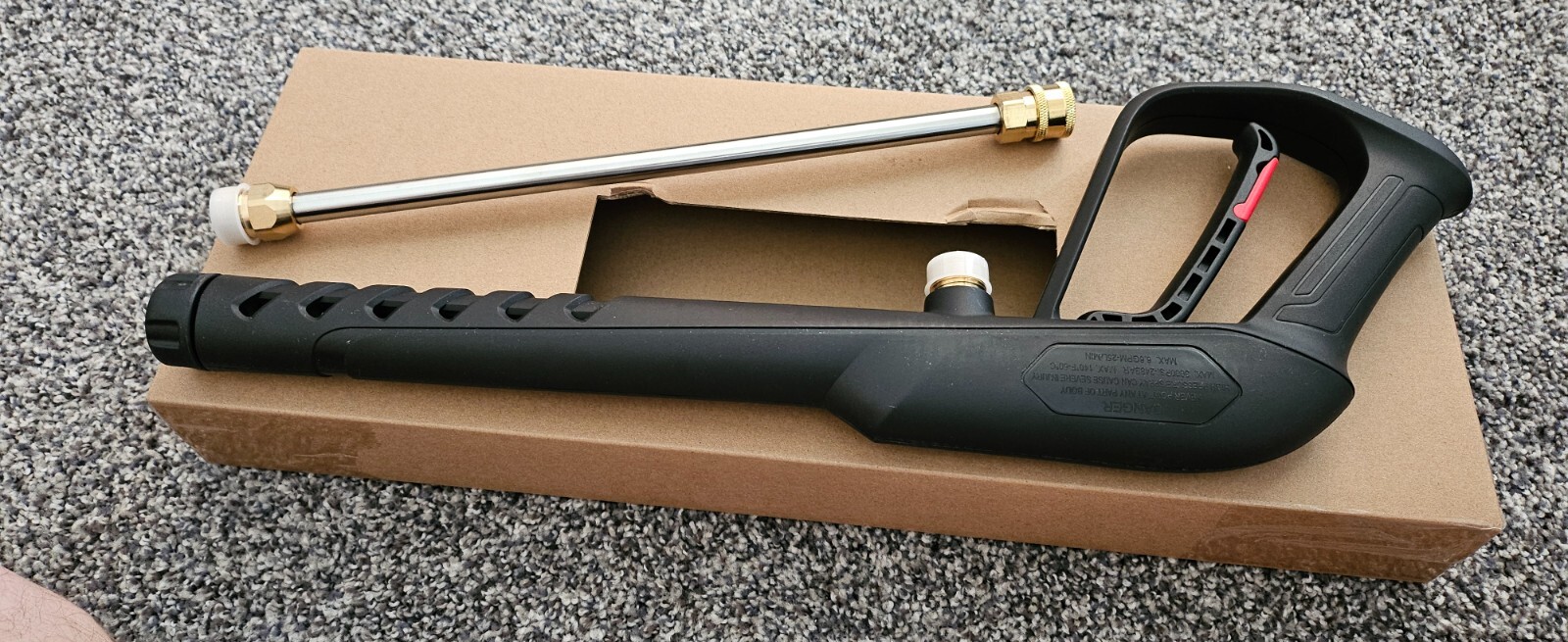 Pressure Washer Gun Wand w/ Metal Extension – Active – 3600PSI 6.6GPM