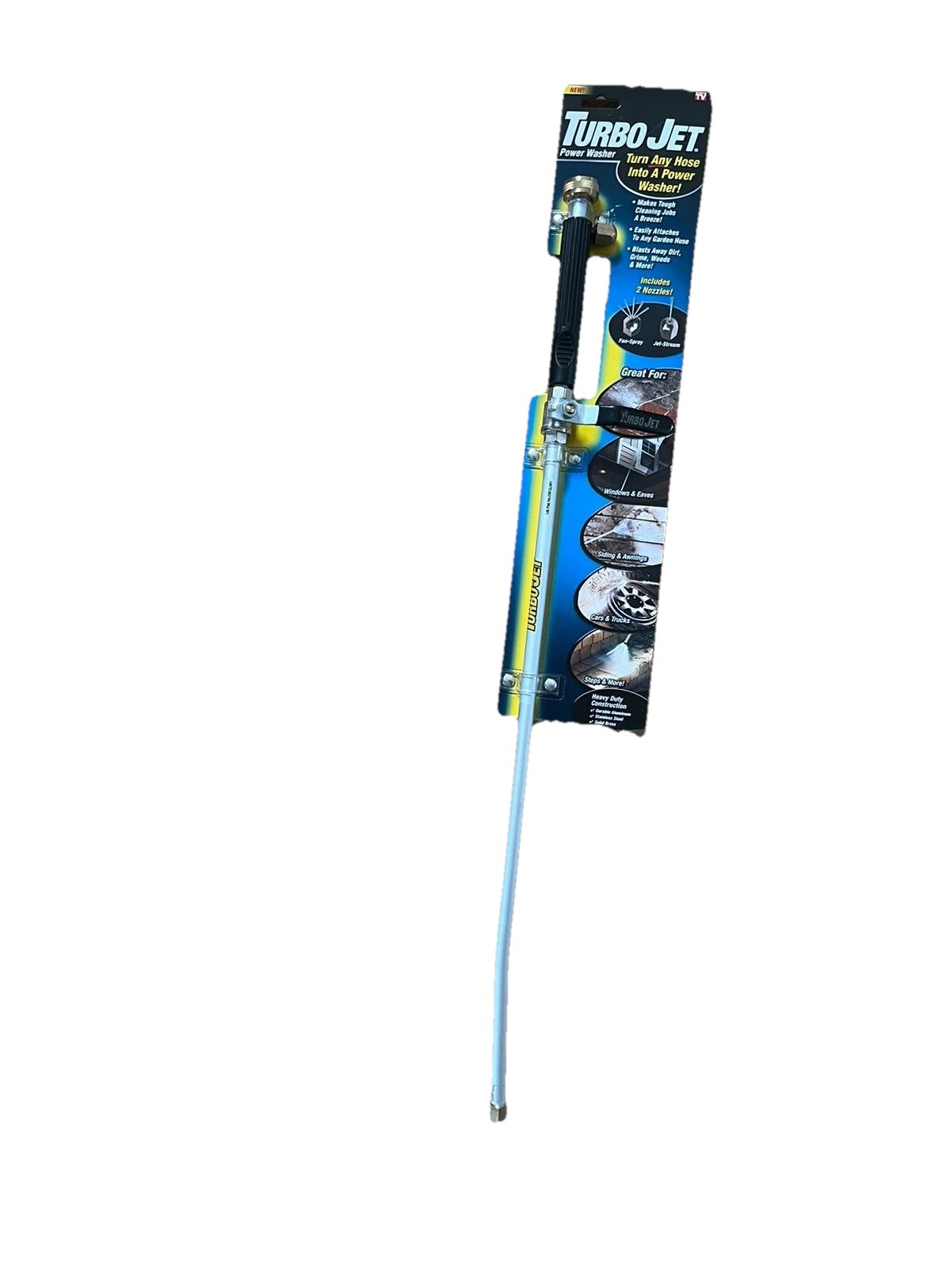 TURBO JET Hose Attachment Aluminum/Stainless Steel High Pressure Power Washer NE