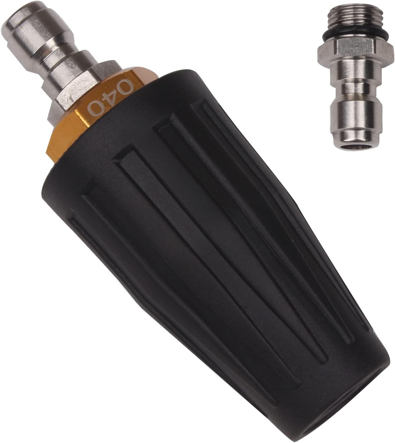 Versatile 4000PSI Turbo Nozzle with Quick Connect and 7 Tips for All Surfaces