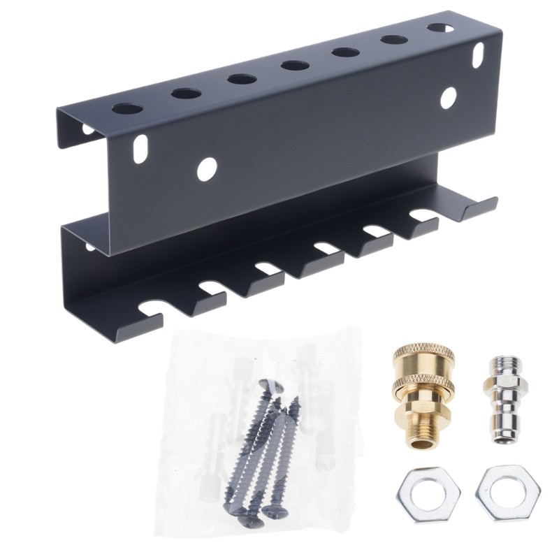 Wall Mount Pressure Washer Organiser For Guns Nozzles Tools Car Wash Accessories