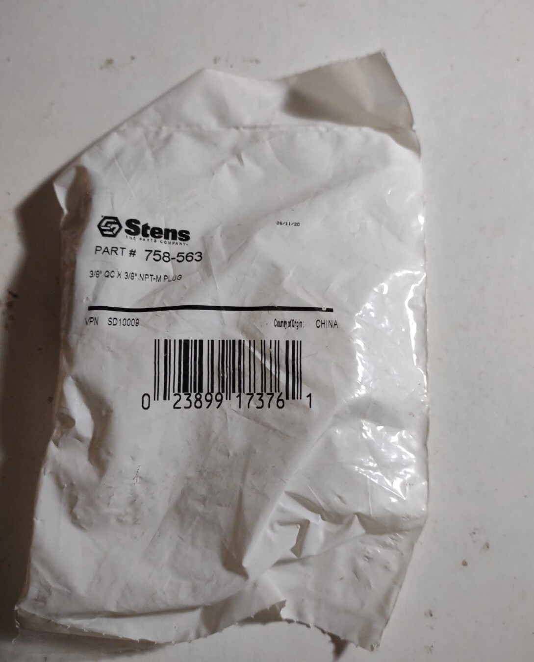 New Stens 758-563 3/8″ Quick Disconnector Plug 4000PSI PP Washer Air Compressors