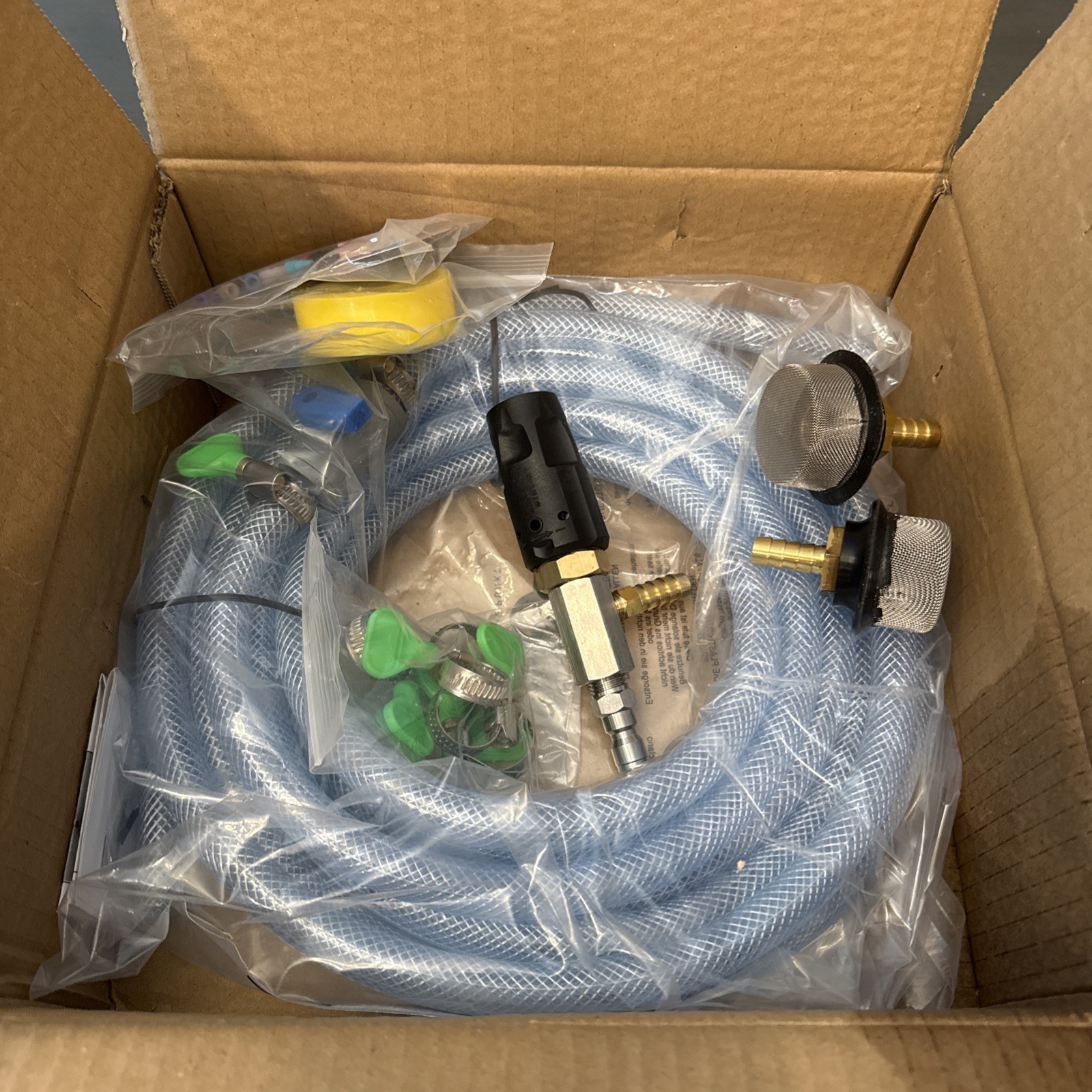 Adjustable Long Range Pressure Washer Nozzle Kit, 4-4.5 GPM, 15FT Hose, Chemical