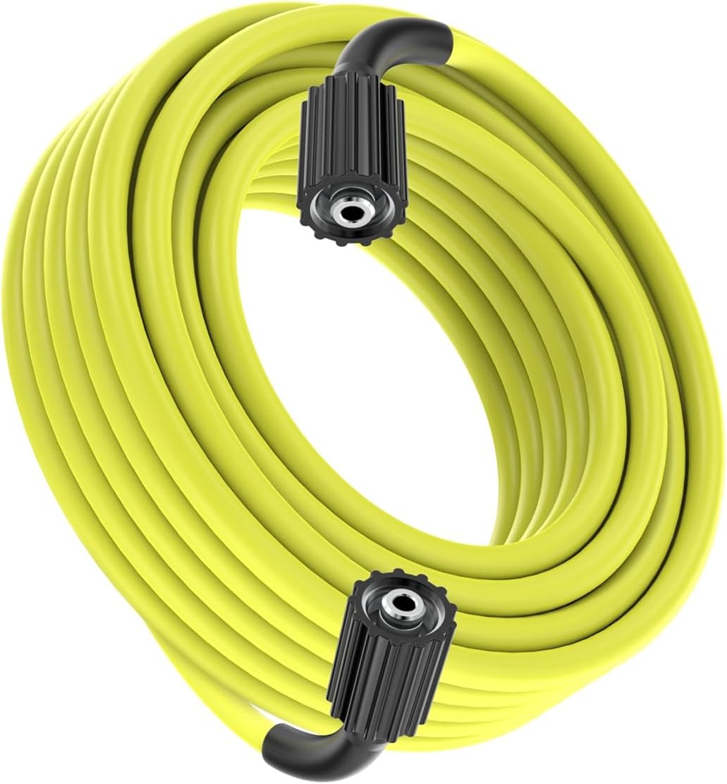 Flexible electric Pressure Washer Hose Kink Resistant Power Hose 35 FT x 1/4″