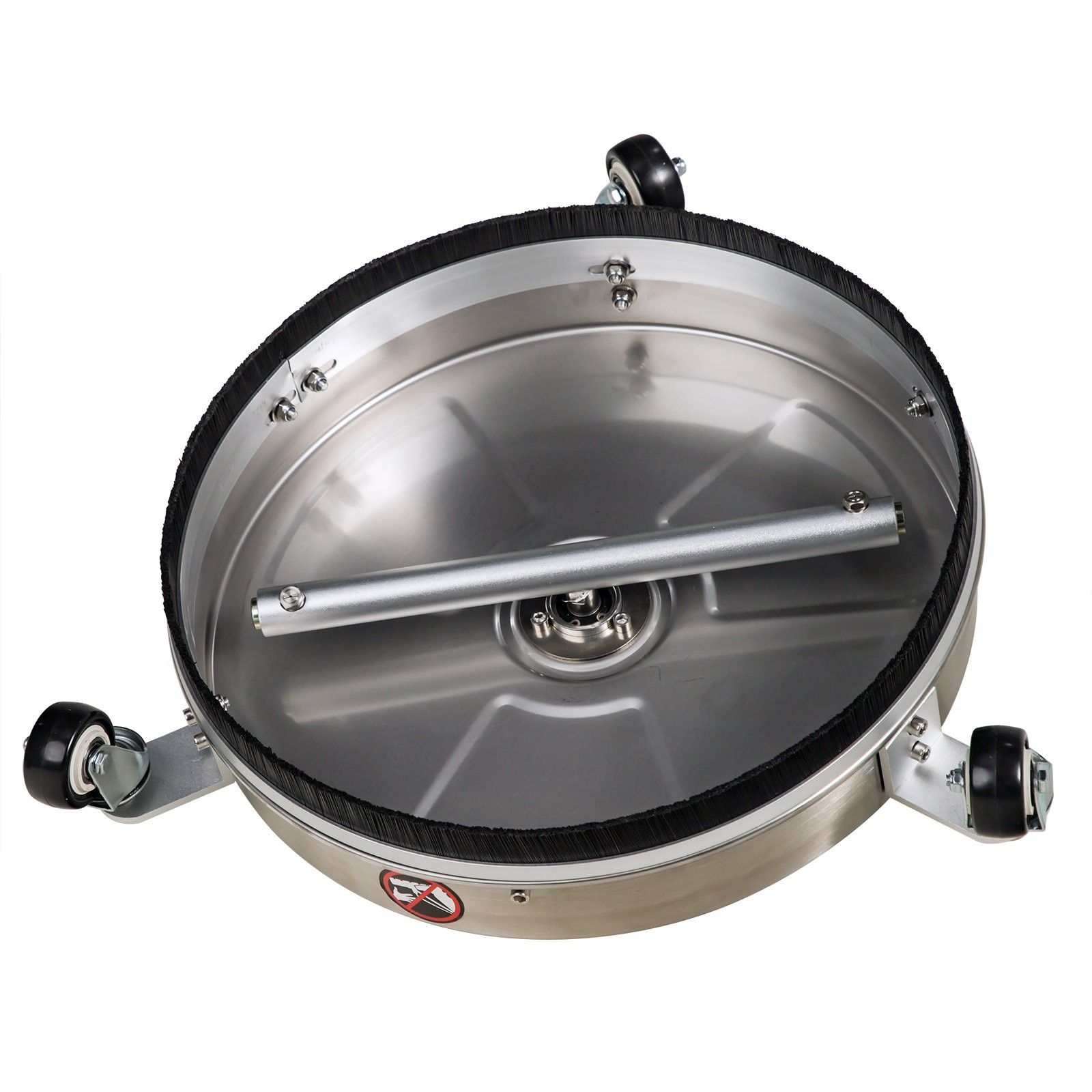 15″ Pressure Washer Surface Cleaner 4000 PSI with 2 Extension Wands 3 Wheels