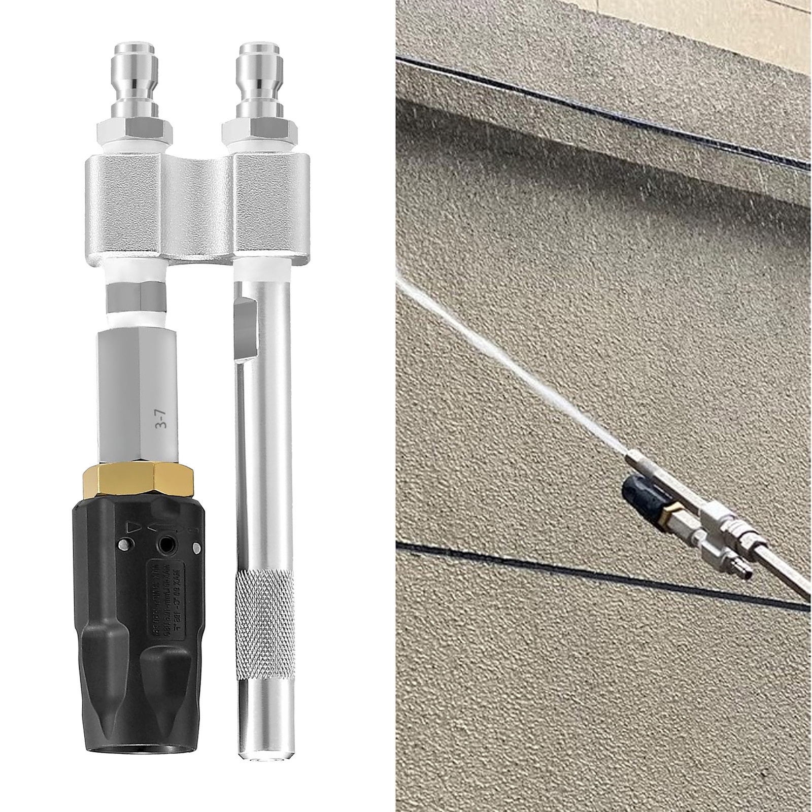 1Pc Twist Nozzle Pressure Washer 3-7 GPM 1000-6000Psi 1/4in Fast Connect Part
