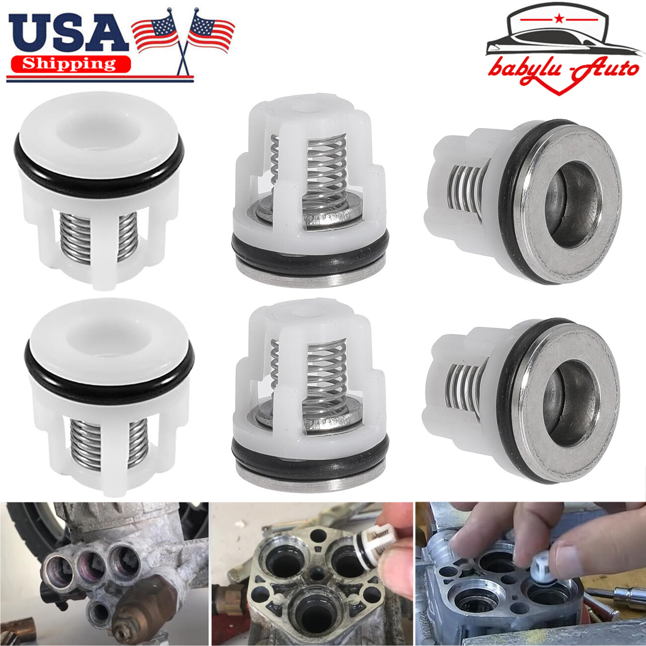 AR2233 Pressure Washer Pump Check Valve Kit for Annovi Reverberi RMW Series