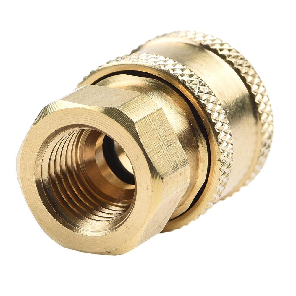 1/4 Inch Quick Release Connector Coupler Fitting For High Pressure-Washer & Hose