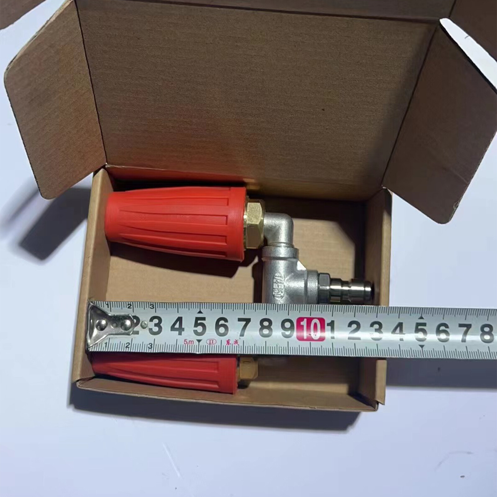 High-Pressure Washer Rotating Dual Turbo Nozzle Spray Tip1/4″ 4000PSI 4-6GPM