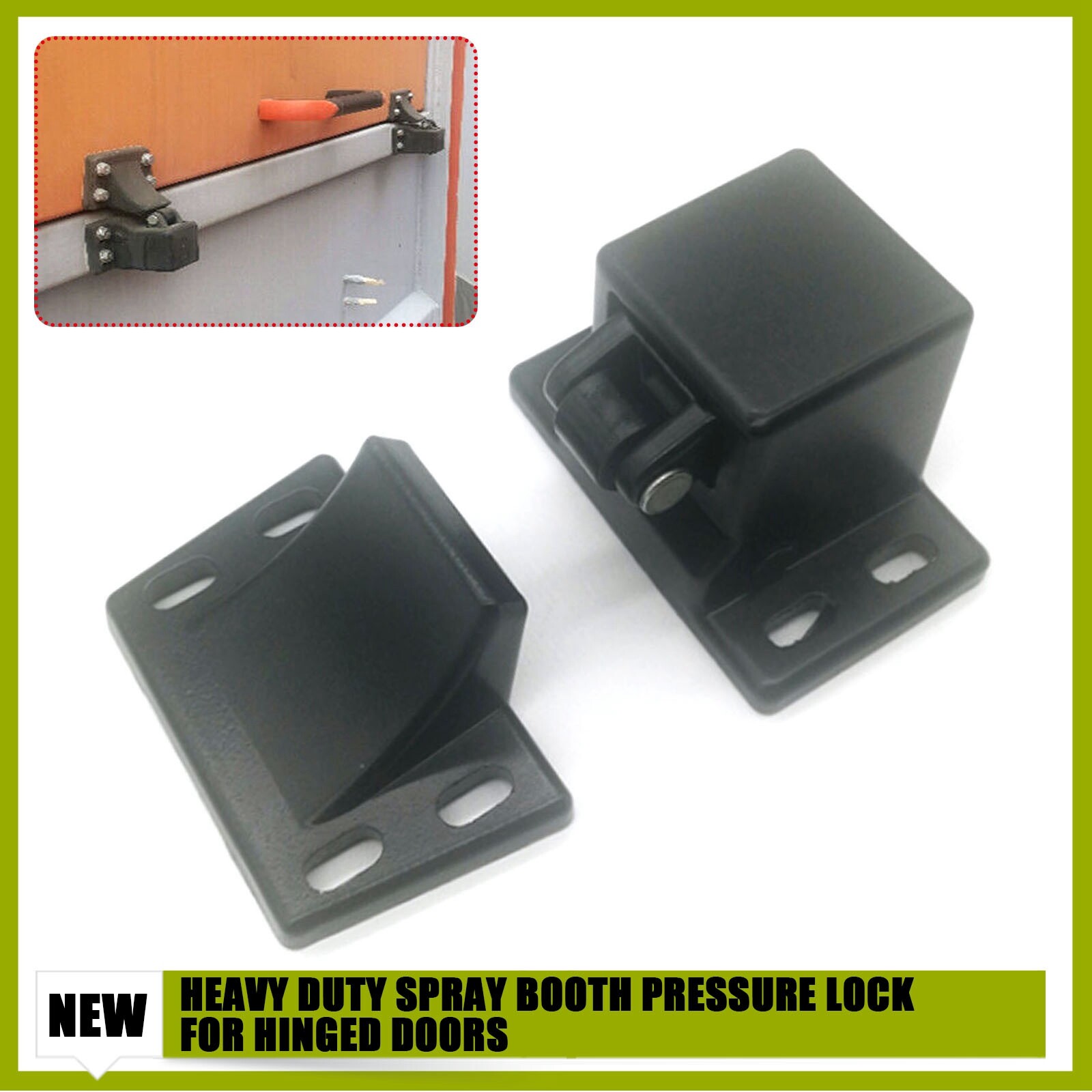 Heavy Duty Spray Booth Pressure Lock Hinged Door High Strength Hinge Lock，