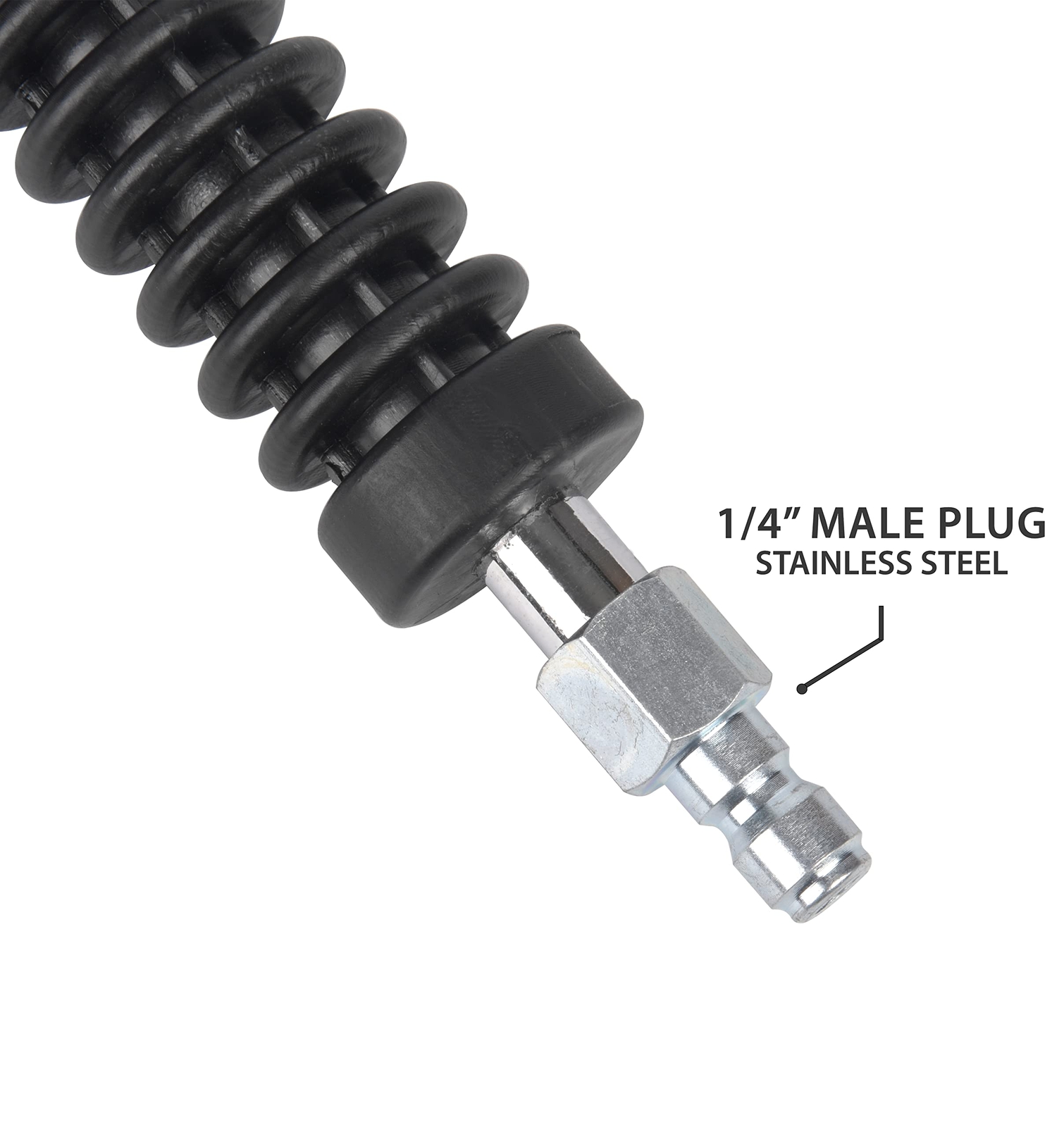 Car Pressure Washer Extension Wand Power Washer Wand Extension for Car Wash 1/4”