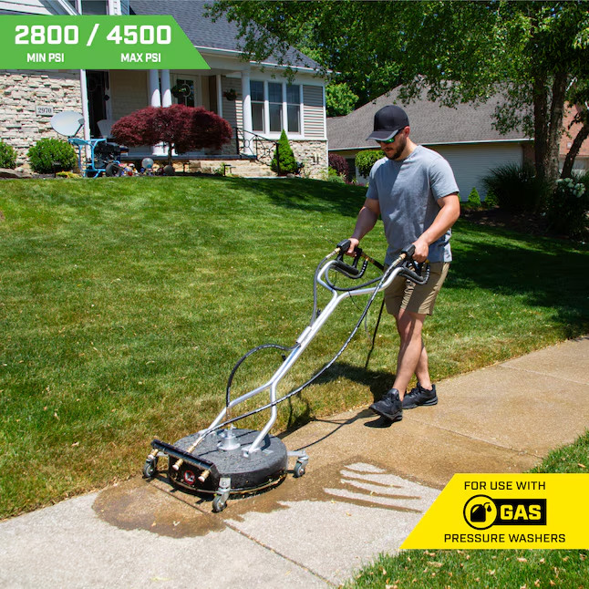 SurfaceMaxx Walk-behind with Water Broom 20-in up to 4500-PSI-NO SHIP CA
