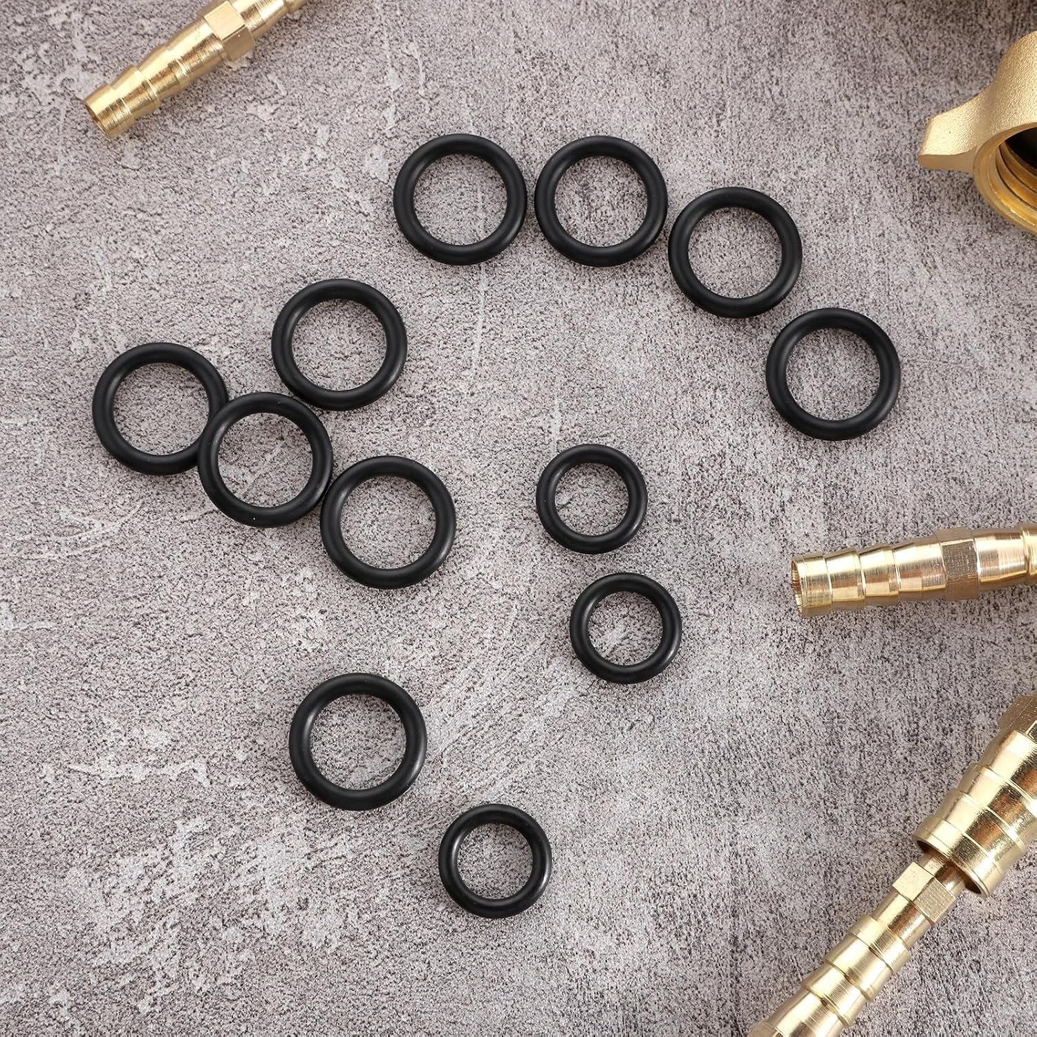 50 Pack Pressure Washer O-Rings, Hose Gasket Washers, 1/4″ and 3/8″ Quick Con…