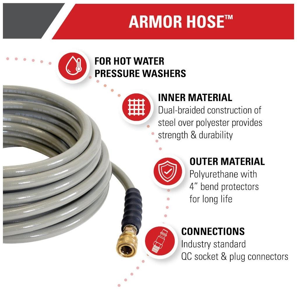 Simpson 41115 Simpson Armor 200-Foot (3/8″) 4500 PSI High