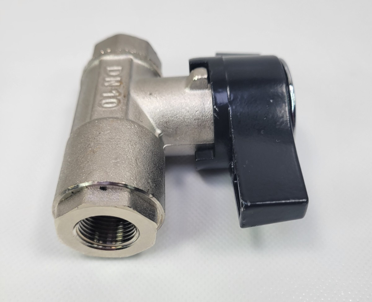 MTM Hydro 3/8″ Brass Ball Valve 20.0032 Veloci SoftWash DN10 Premium Plated New