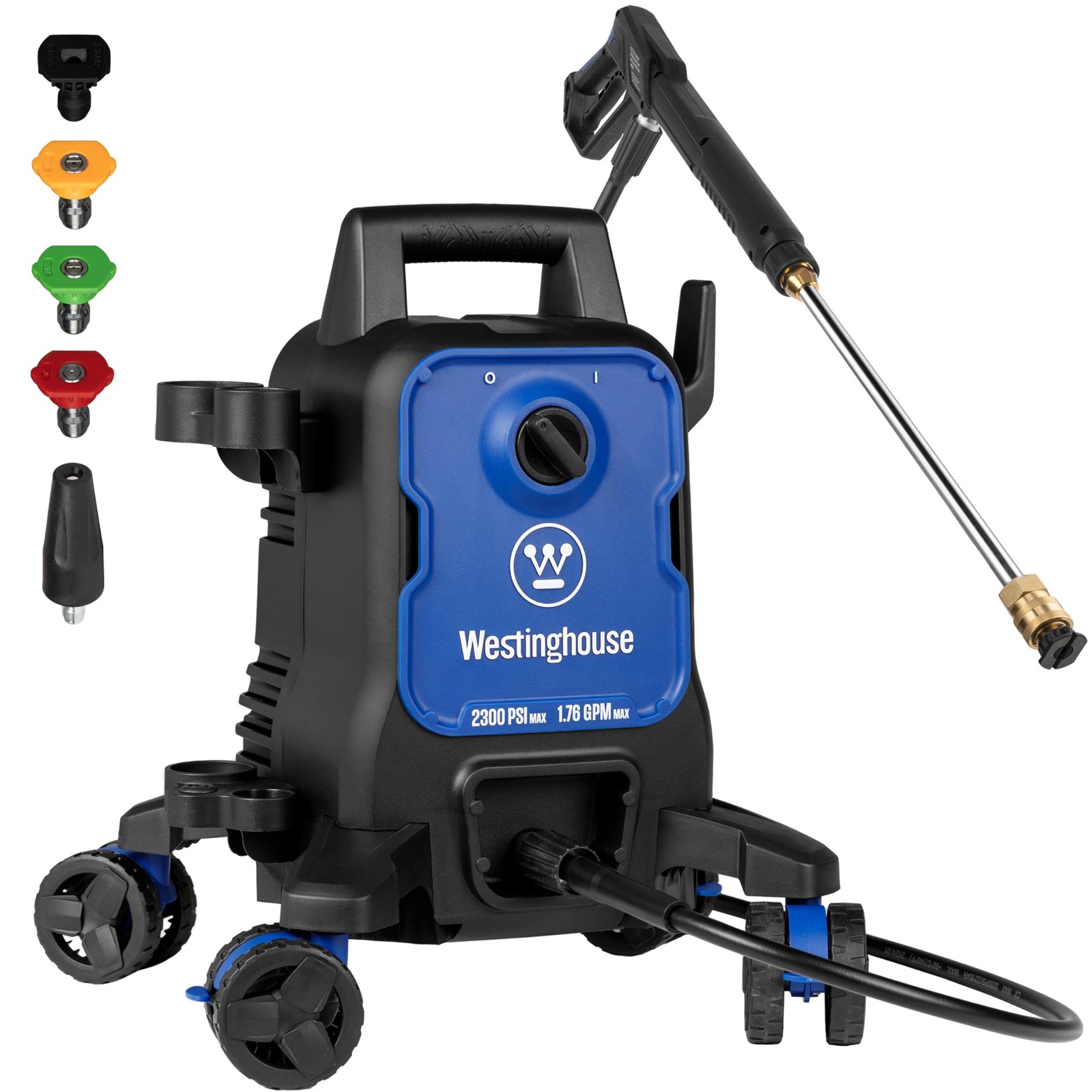 Electric Pressure Washer 2300 PSI 1.76 GPM AntiTipping Portable Cleaning Home