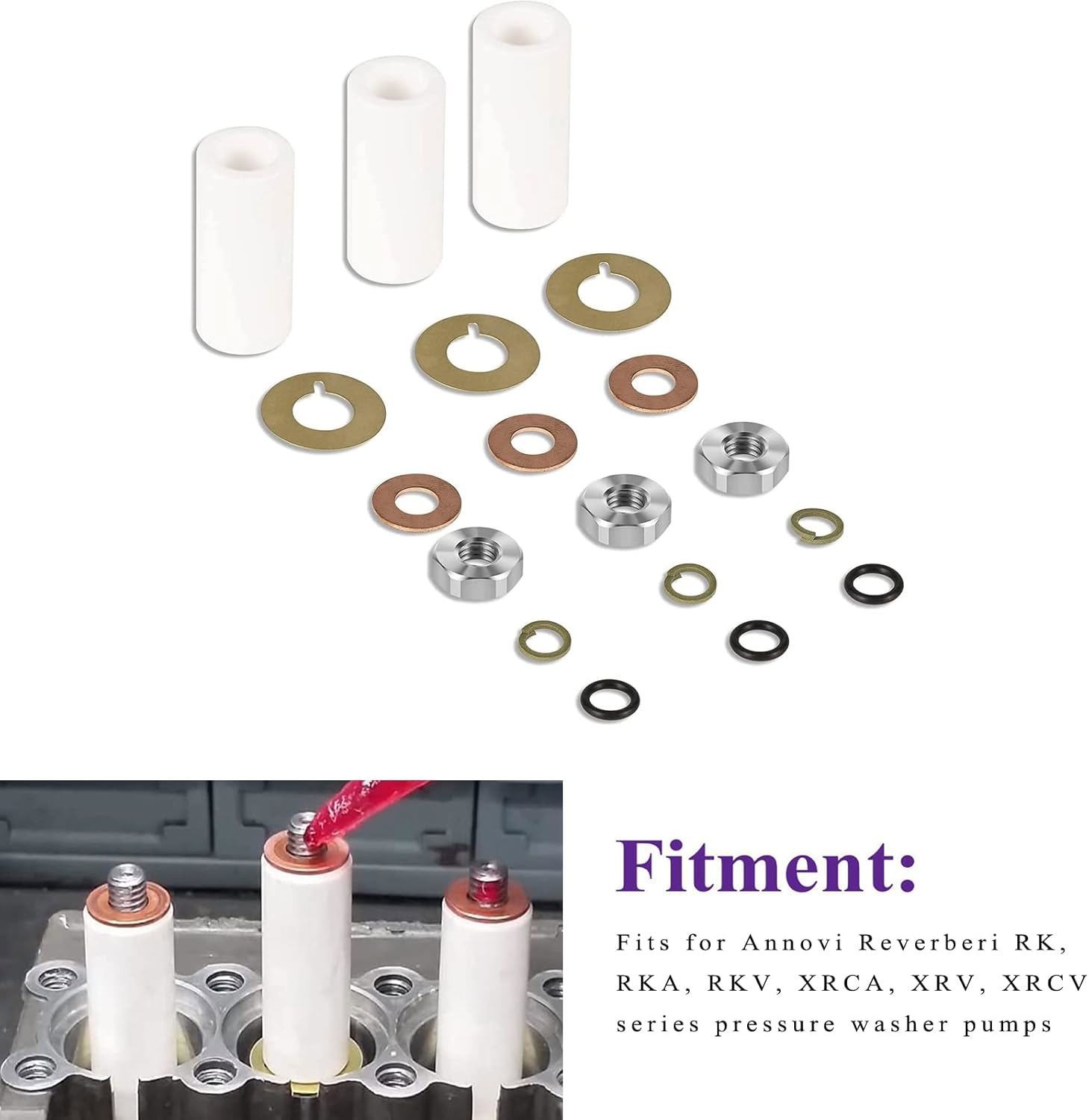 AR2546 Pump 18mm Piston Kit Ceramic Plunger For Annovi Reverberi RK RKA RKV XRCA
