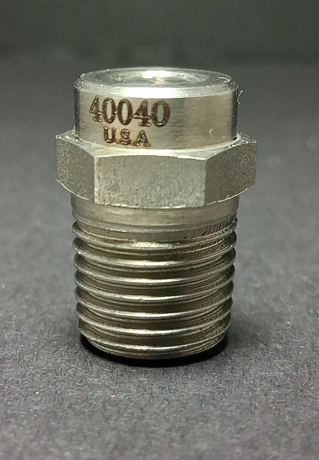 USA Meg 40040 Jetwash 40°, Size 4.0 Pressure Washer Spray Nozzle 1/4″ NPT S/S
