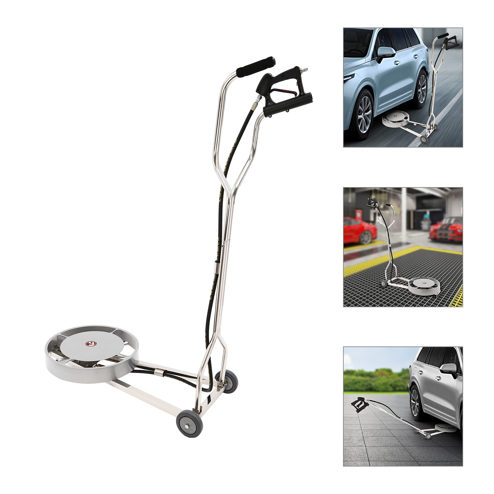 20″ Pressure Washer 2 Nozzles Undercarriage Cleaner Under Car Chassis Cleaning