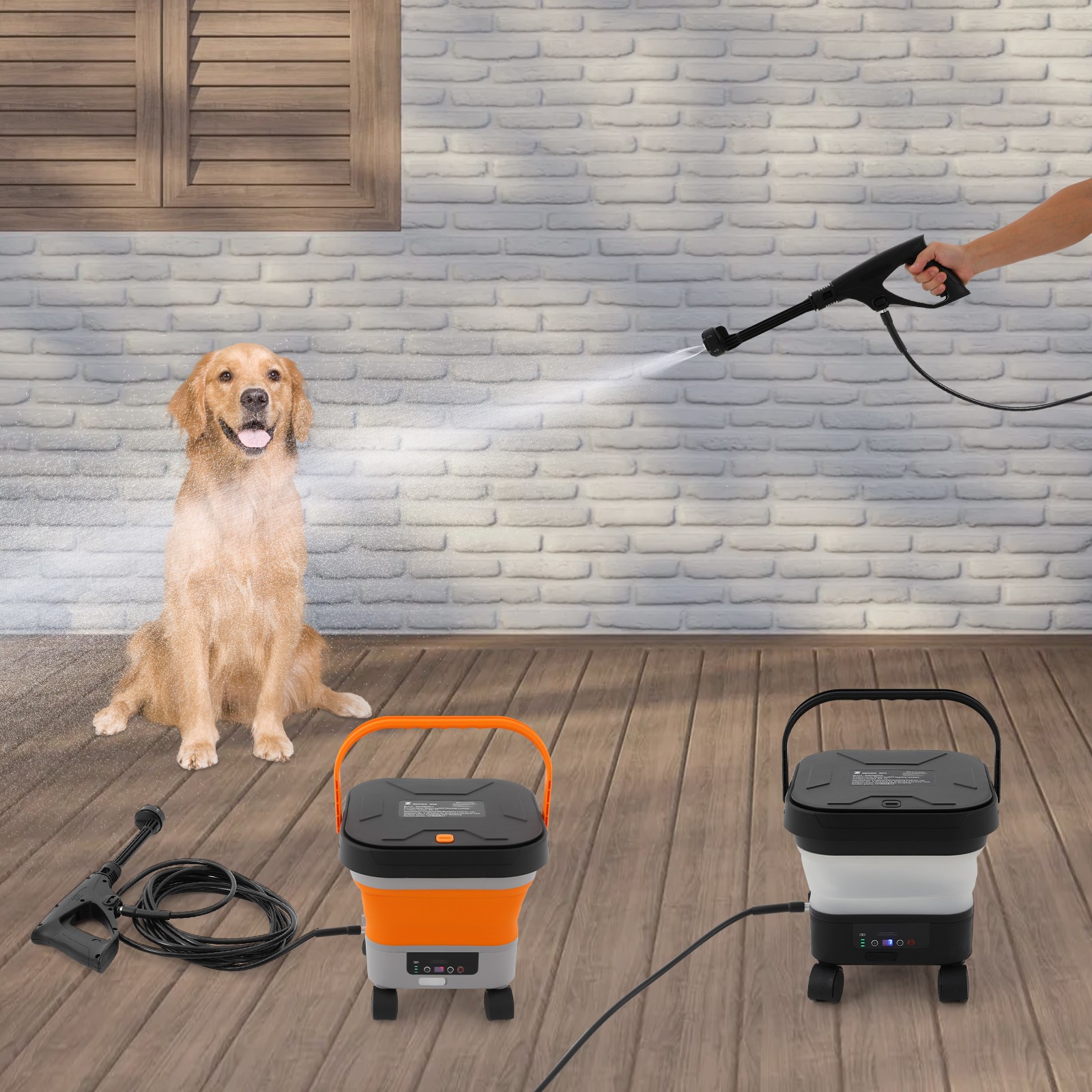 Multifunction Pressure Washer Portable Foldable Sprayer Washer Car Wash Machine