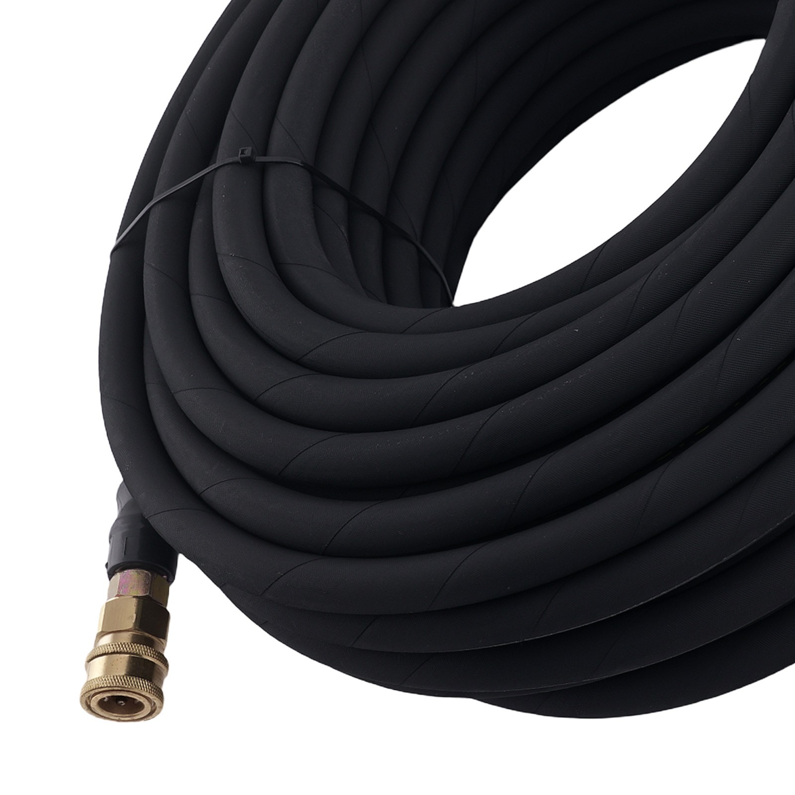 100ft 3/8″ Power Pressure Washer Hose 4200PSI Steel Wire Braided Super Flexible