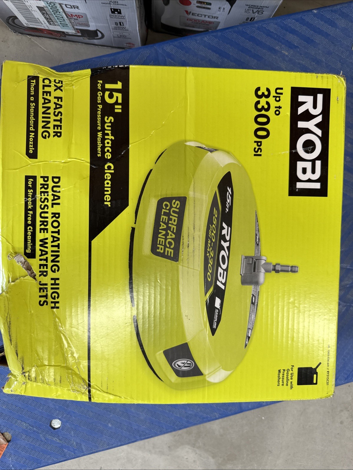 Ryobi RY31SC01 15 inch 3300PSI Surface Cleaner