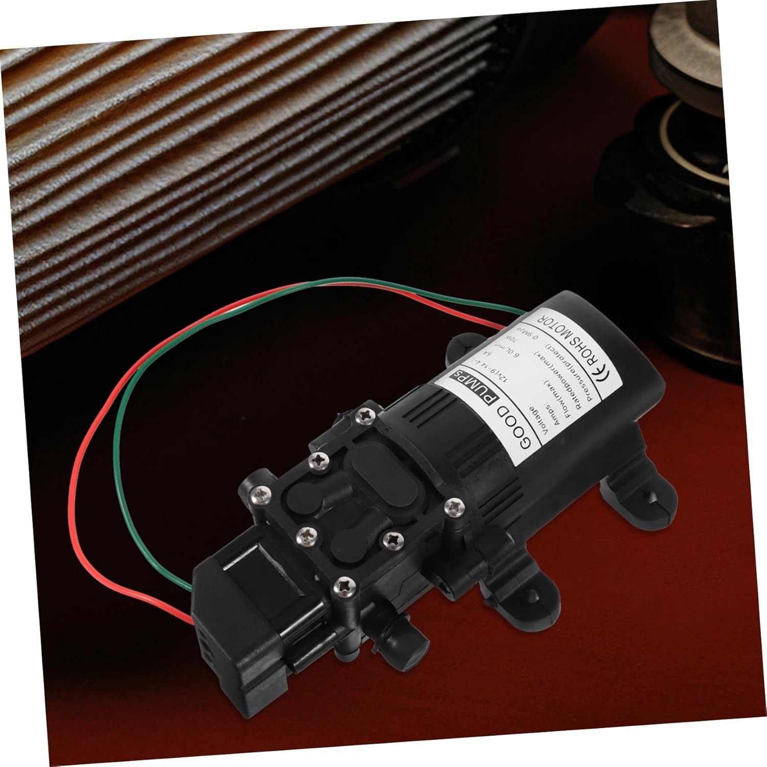 12v Diaphragm Pump for Car Washing Sprayer Pressure Auto Restart Non-corrosive