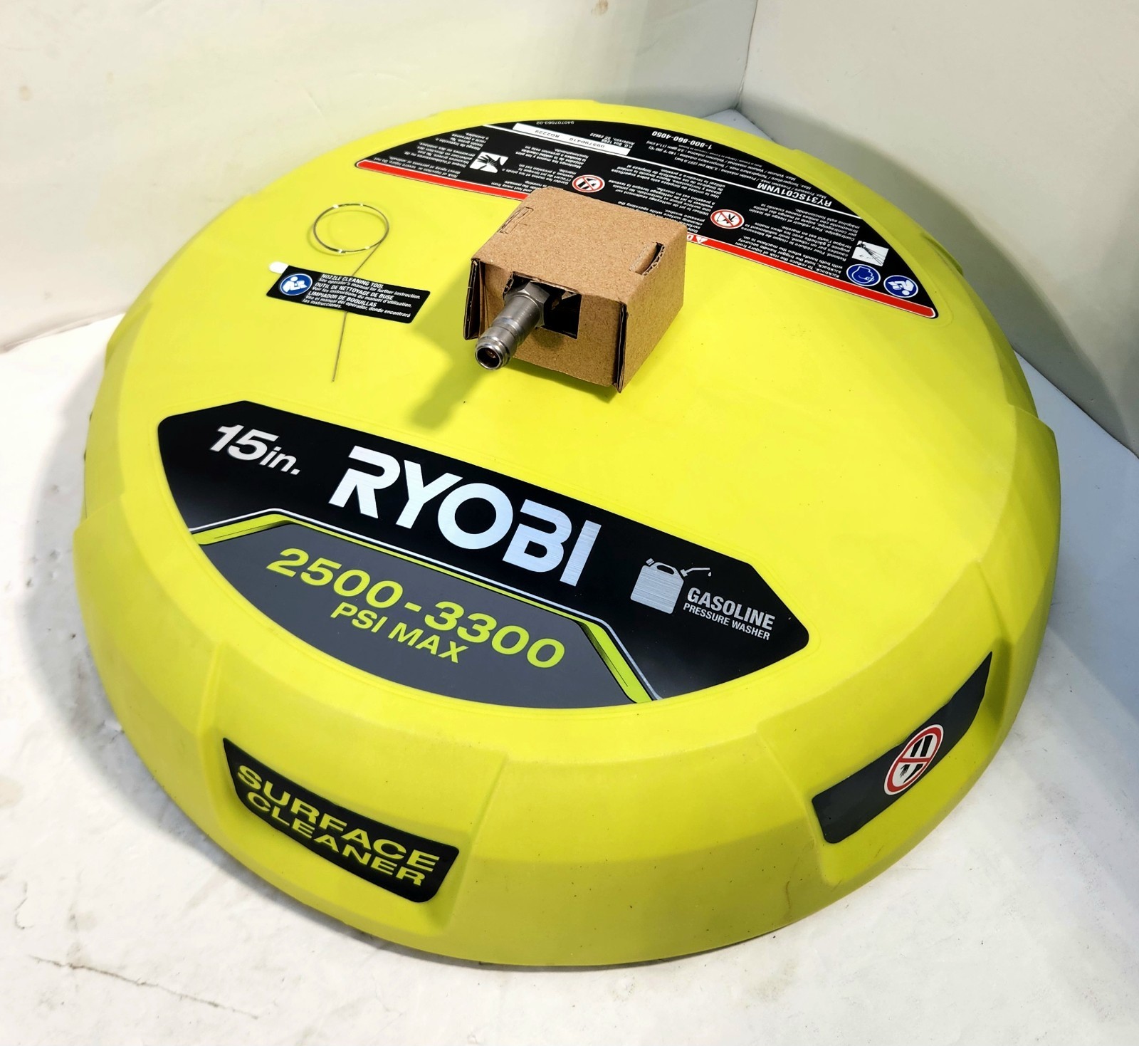 Ryobi RY31SC01 15 inch 3300PSI Surface Cleaner Open Box NEW
