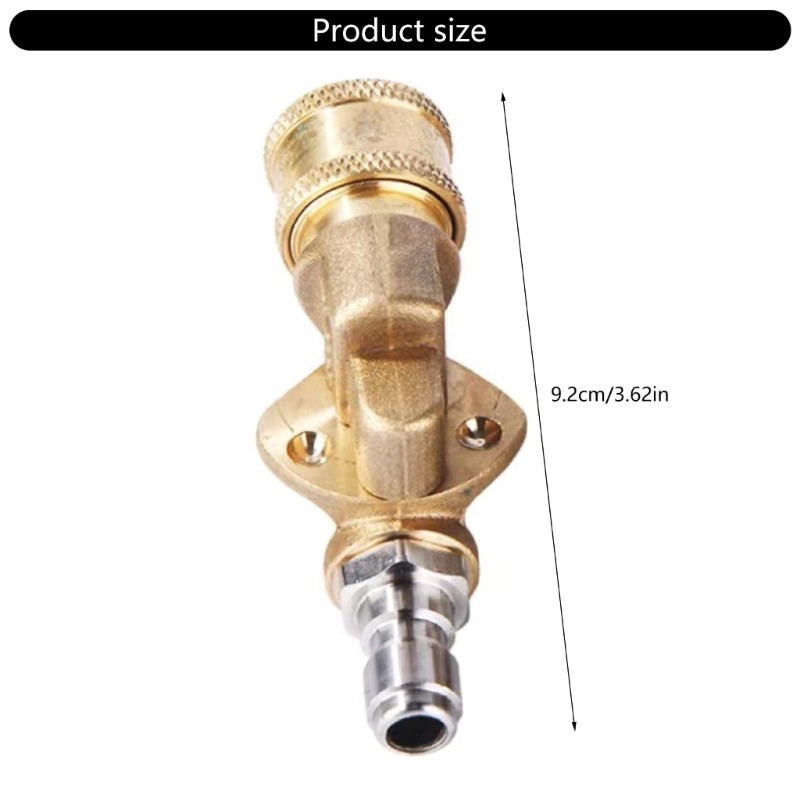 Heavy Duty Rotary Joint 1/4i Coupling Rod for Pressure Washer Sprays Accessories