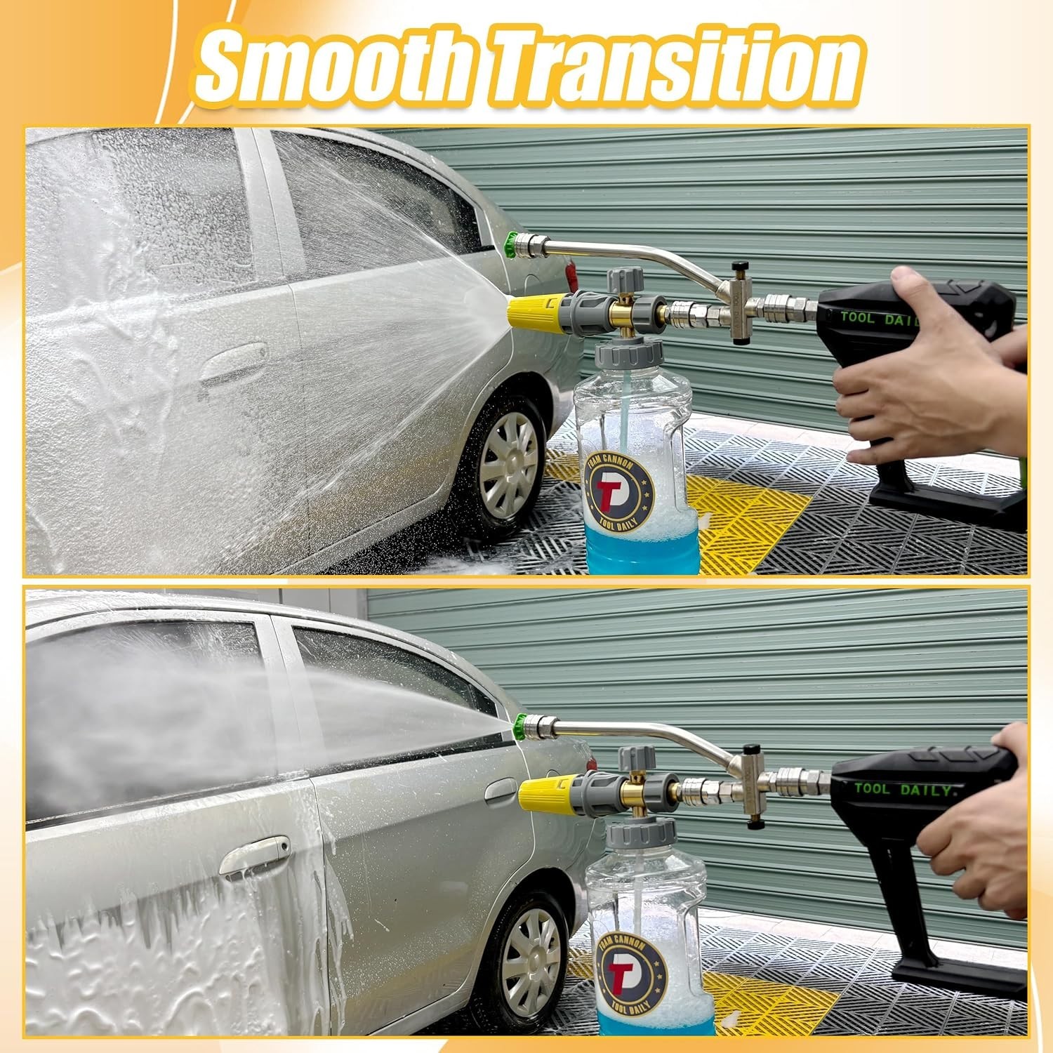 Adjustable Foam Cannon with Additional Nozzle