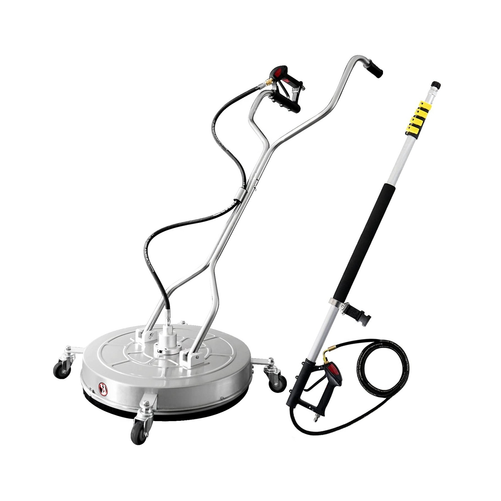 janz 24” Surface Cleaner Pro and 24 FT Telescoping Wand Pro