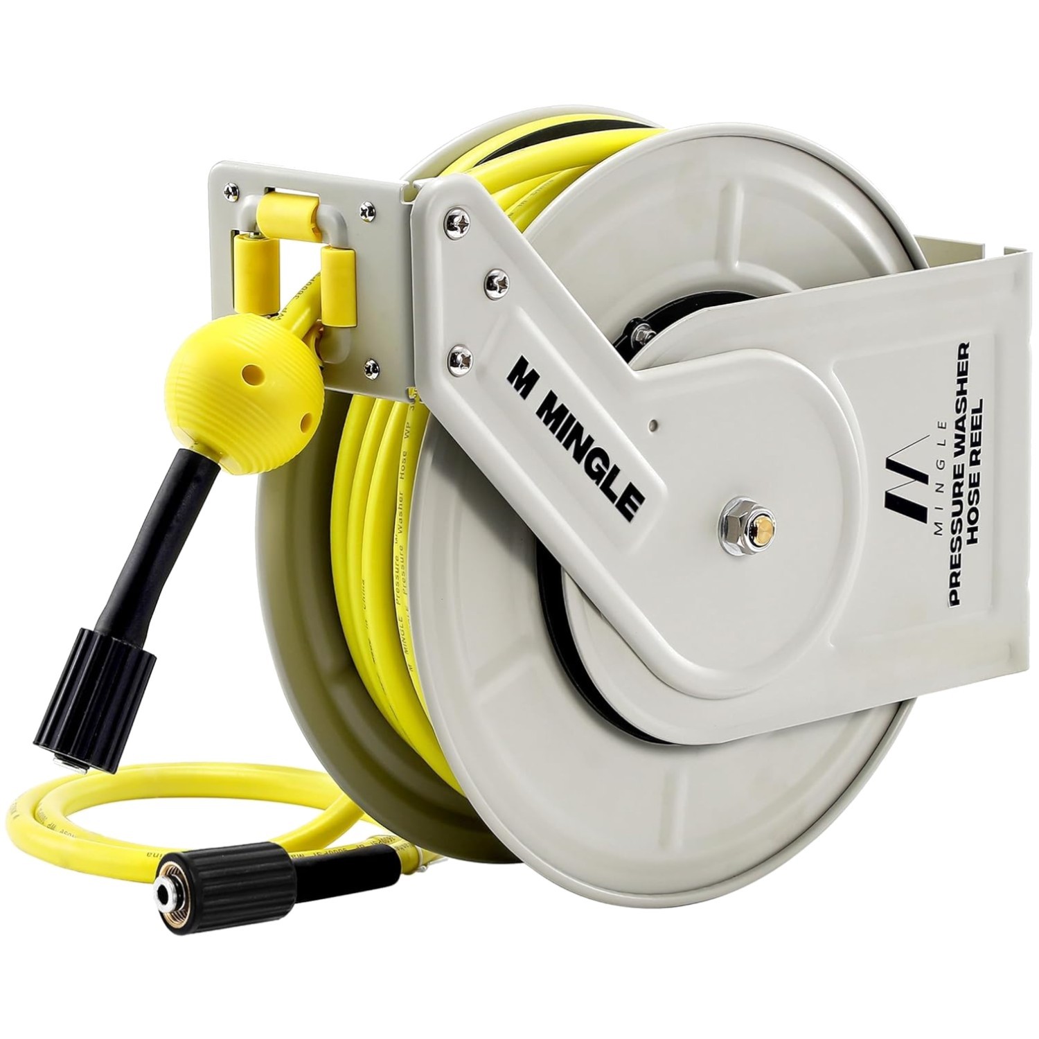 Heavy Duty Retractable Pressure Washer Hose Reel