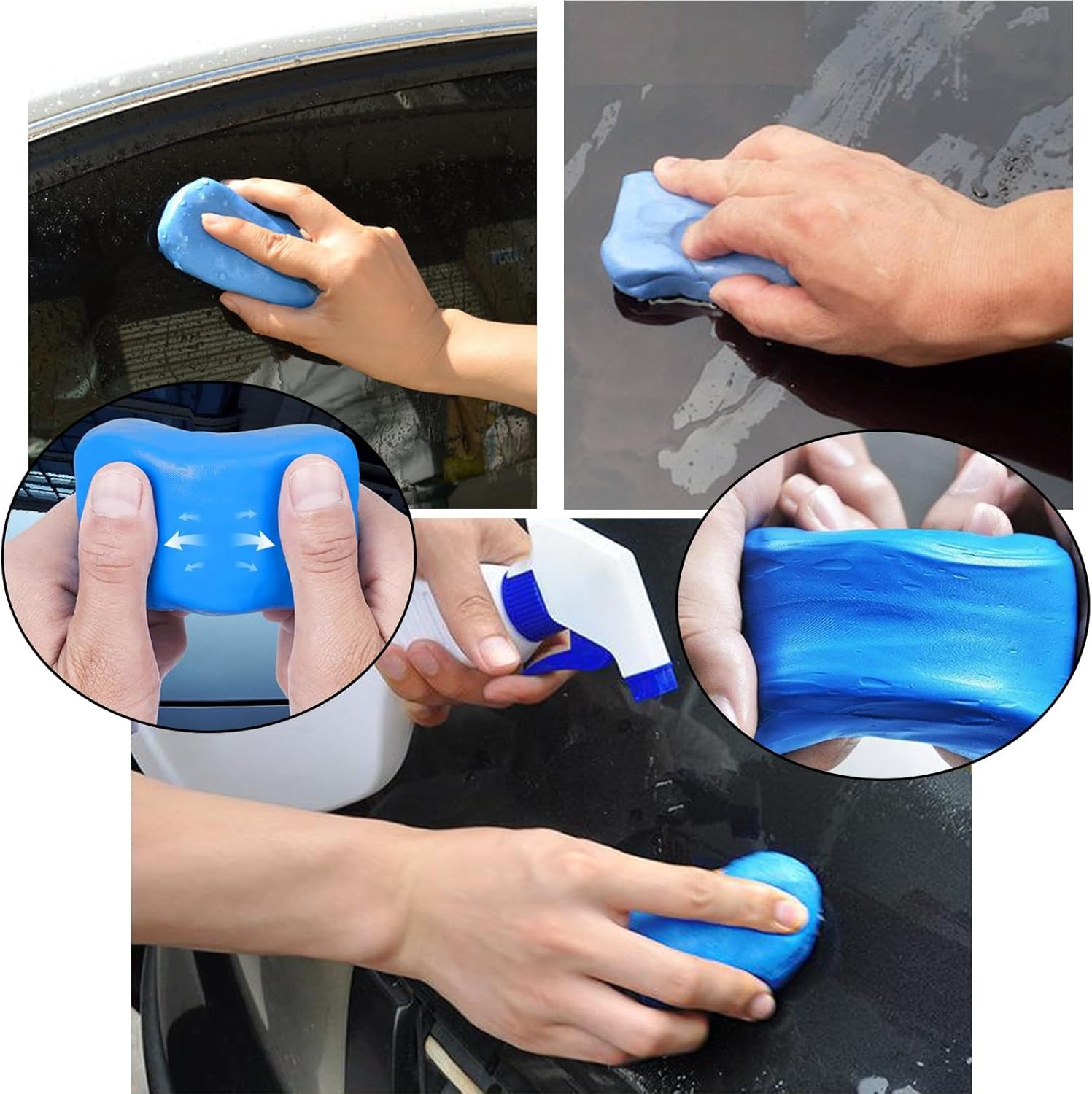 4-Pack Clay Bar Detailing Auto Car Clean Wash Cleaner Sludge Mud Remove Magic