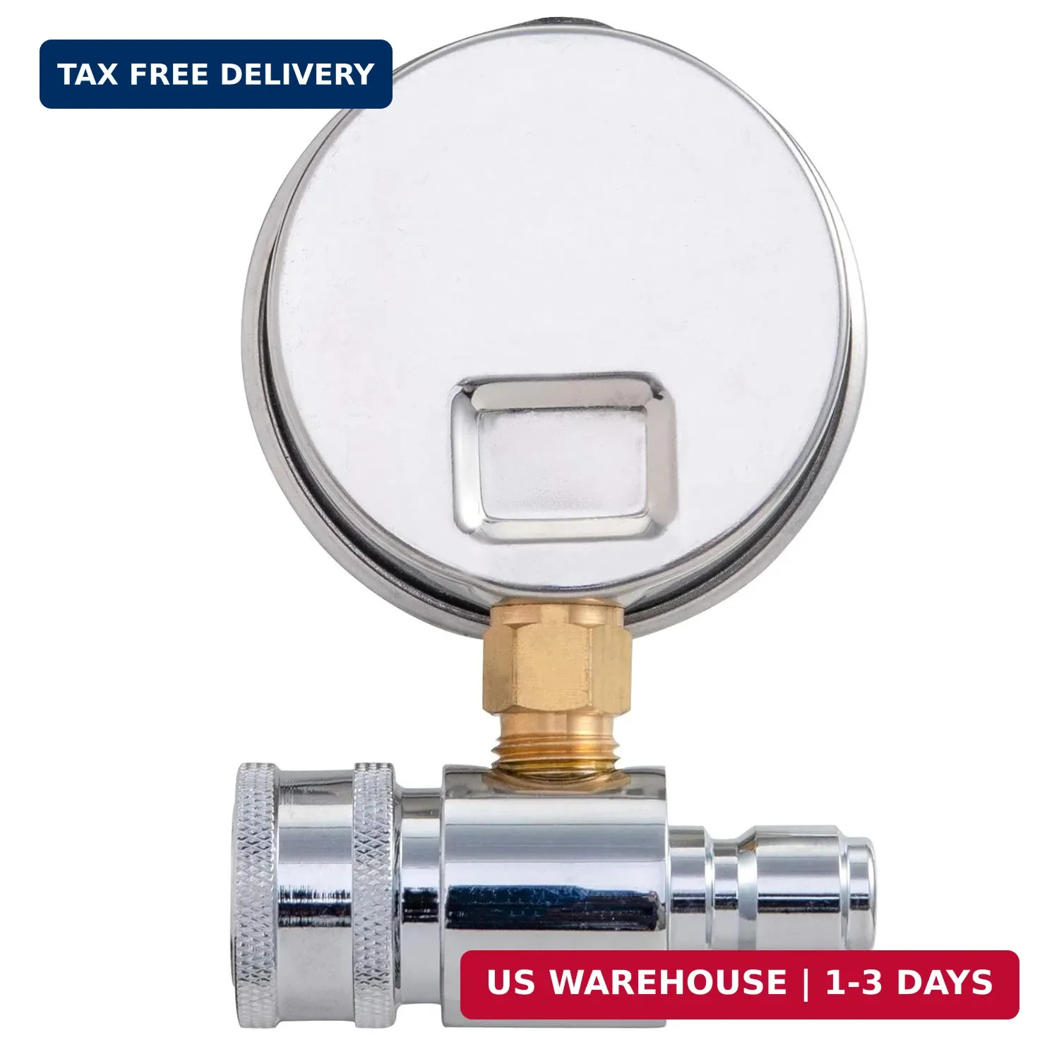 Raincovo Pressure Washer Gauge, 6000 PSI, 3/8 Inch Quick Connect, Pressure Gauge