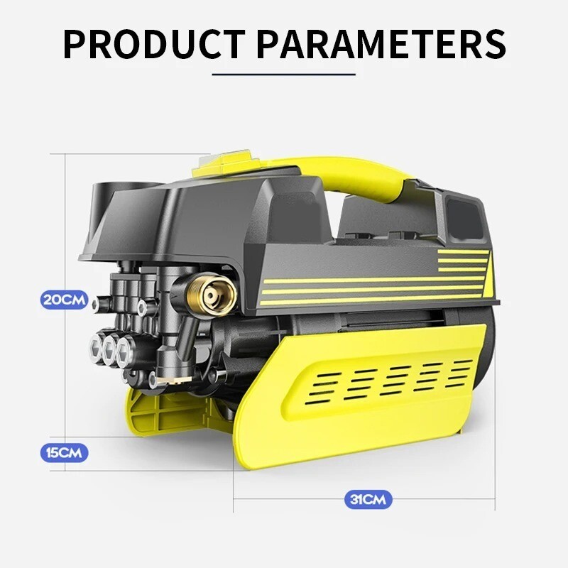 S2 Waterproof High-Pressure Car Wash Machine 220V Induction Motor Water Pump