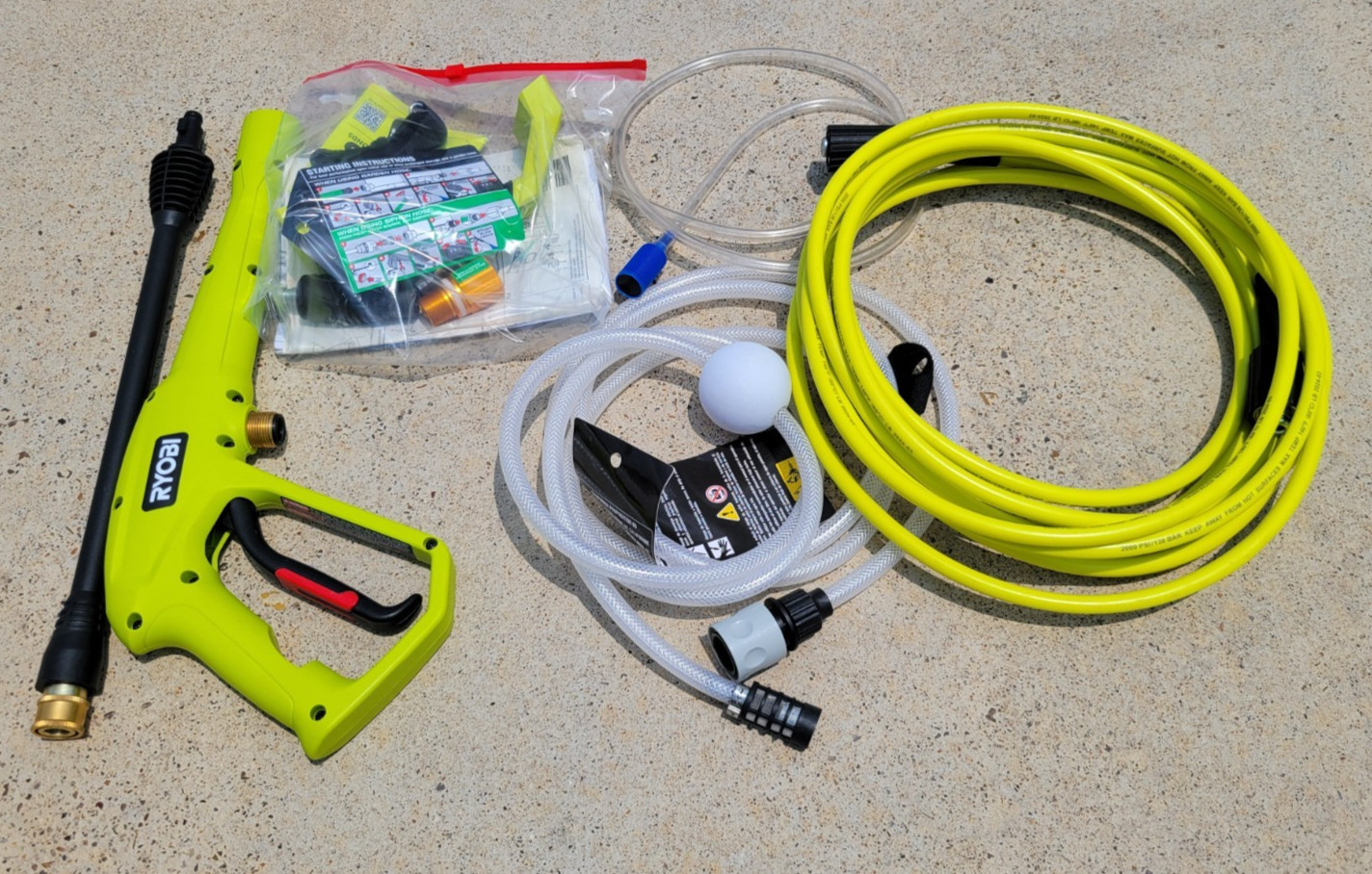 RYOBI 40V 1200 PSI 1.0 GPM Cordless Electric Water Pressure Washer 4ah B & F Ch