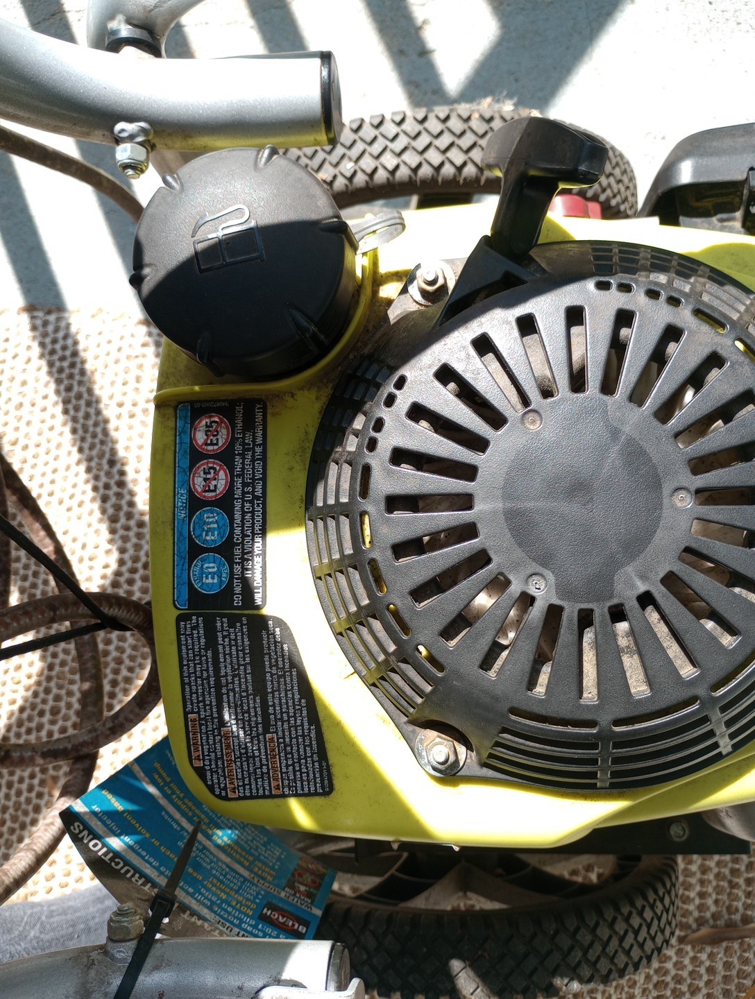 RYOBI3100 PSI 2.5 GPM Cold Water Gas Pressure Washer with Honda GCV190 Engine
