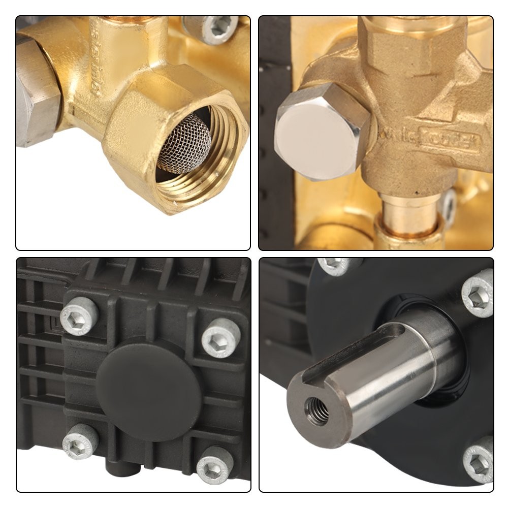 4.9GPM Belt Drive Pressure Power Washer Pump 24mm Solid Shaft New 3600 PSI